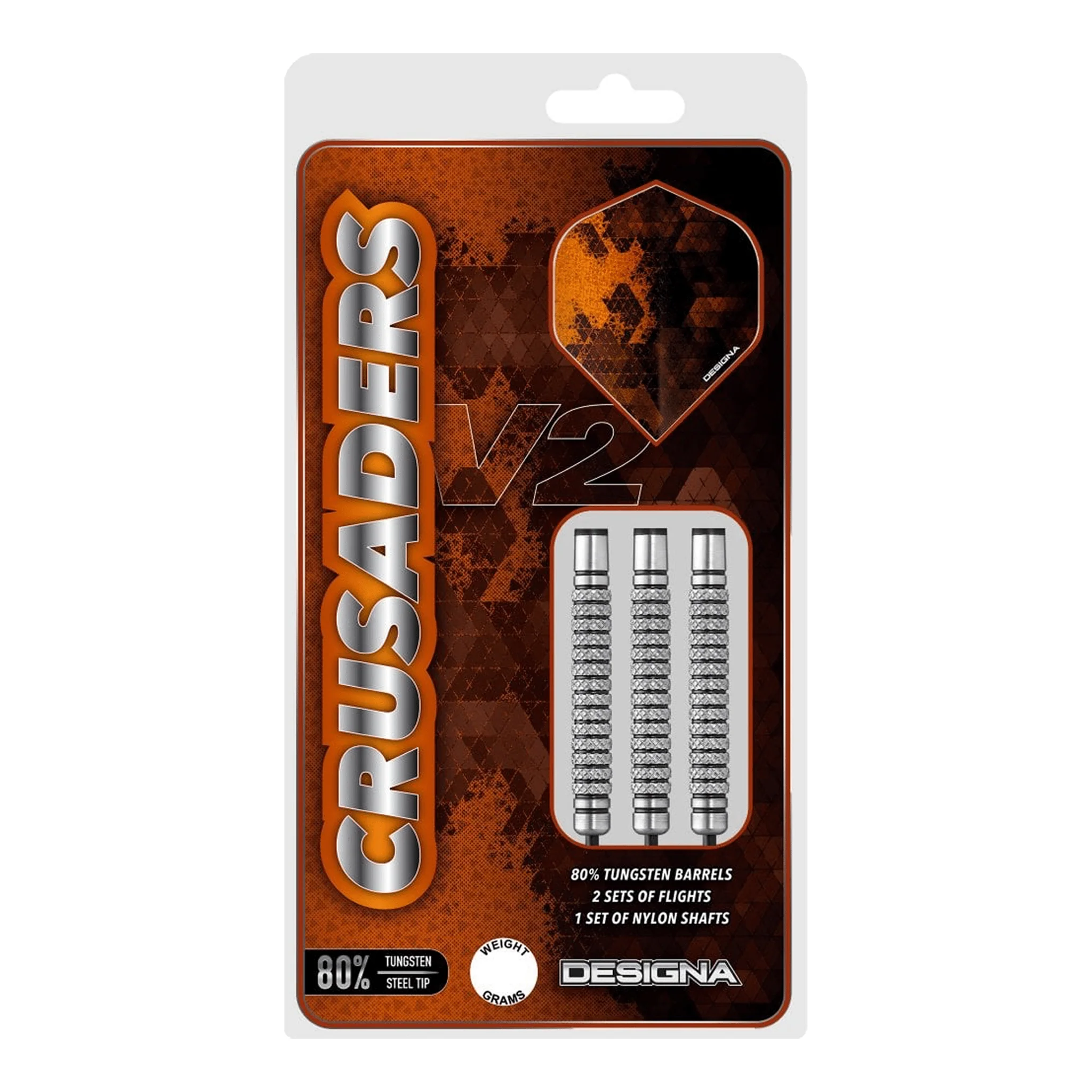 Crusader V2 M1 - 80% Tungsten Steel Tip Darts - Image 4