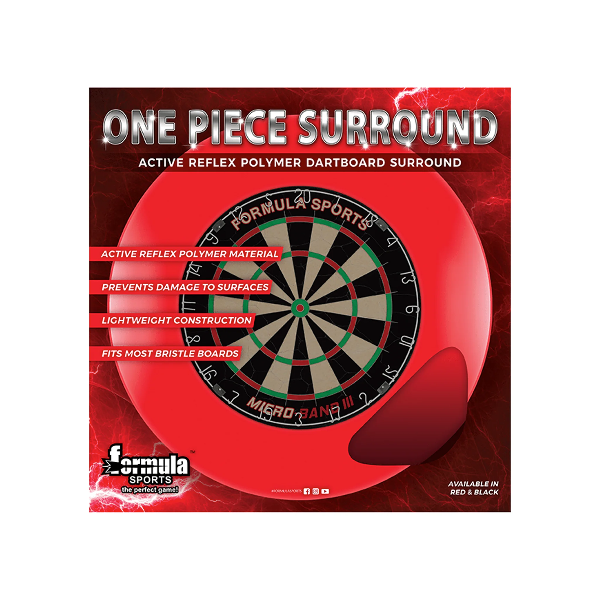 One Piece Dartboard Surround - Image 3