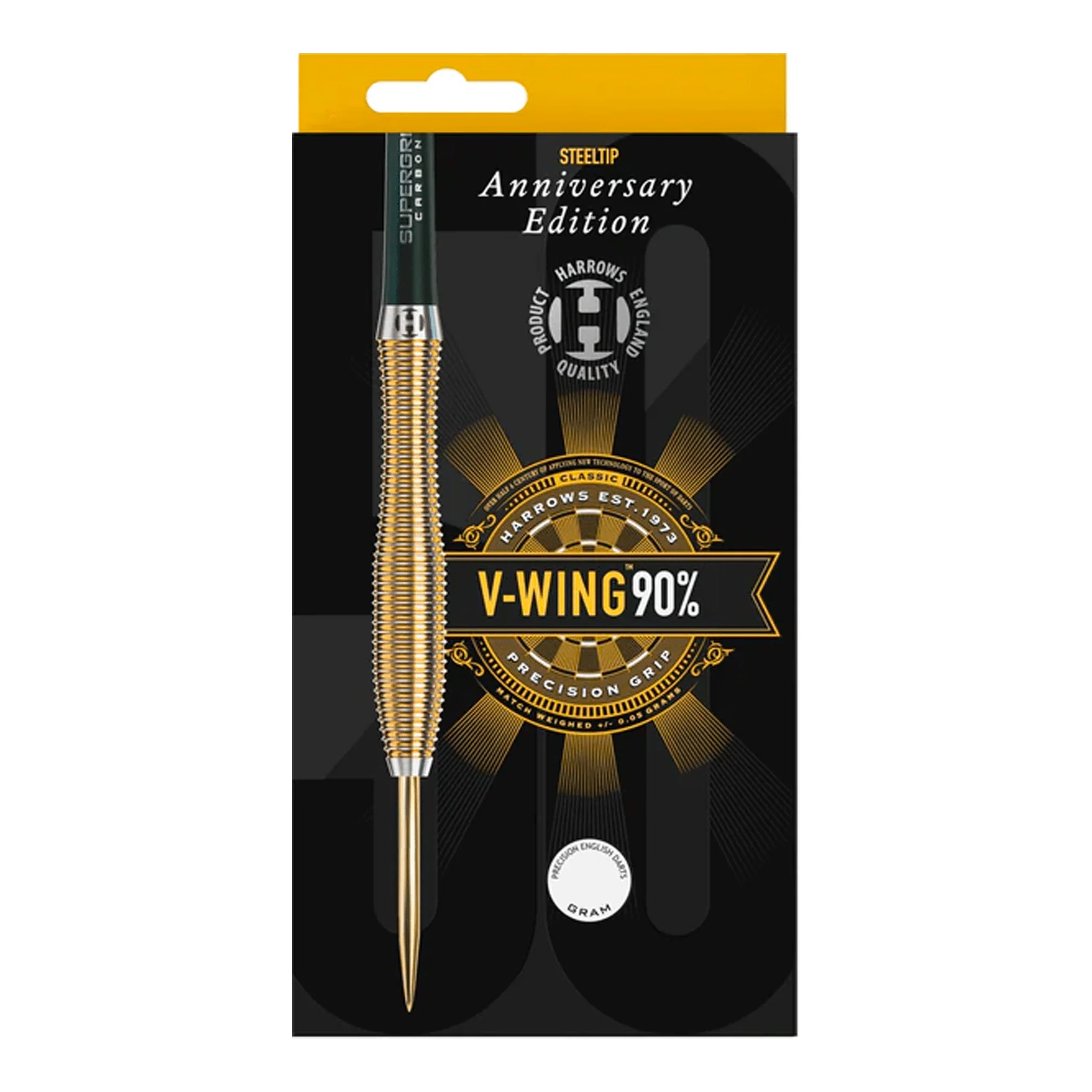 V-Wing Gold Titanium Anniversary Edition - 90% Tungsten Steel Tip Darts - Image 4