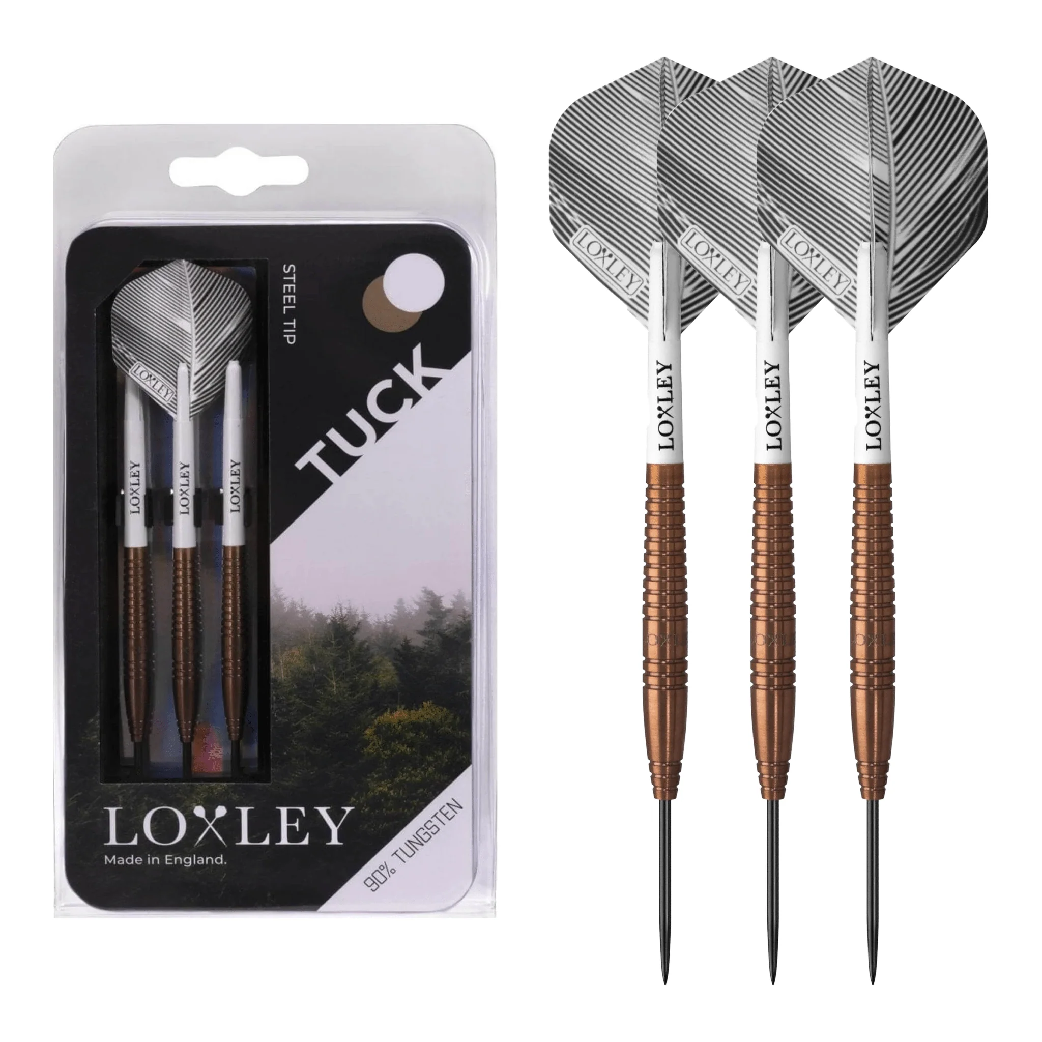 Tuck - 90% Tungsten Steel Tip Darts