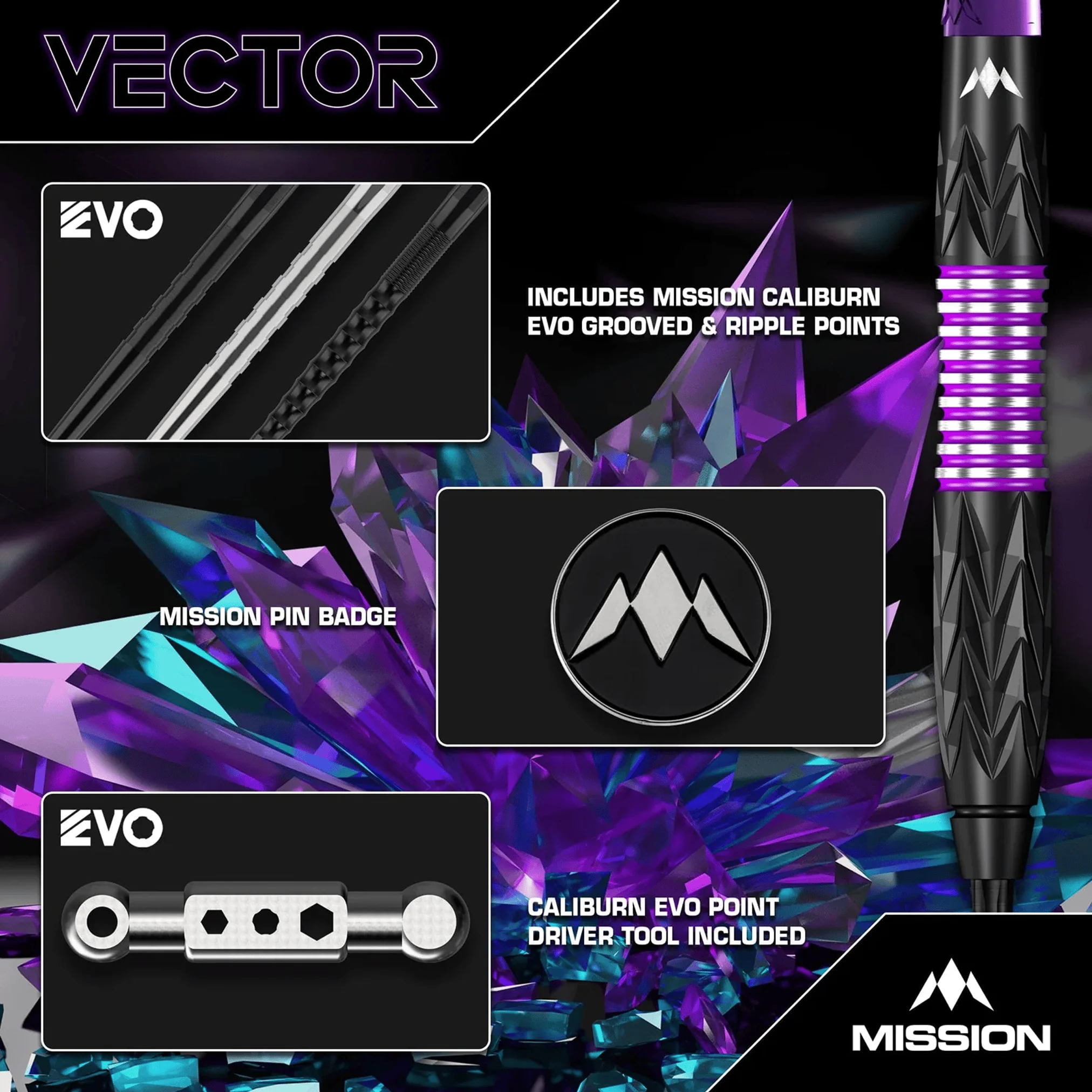 Vector - 95% Tungsten Steel Tip Darts - Image 8