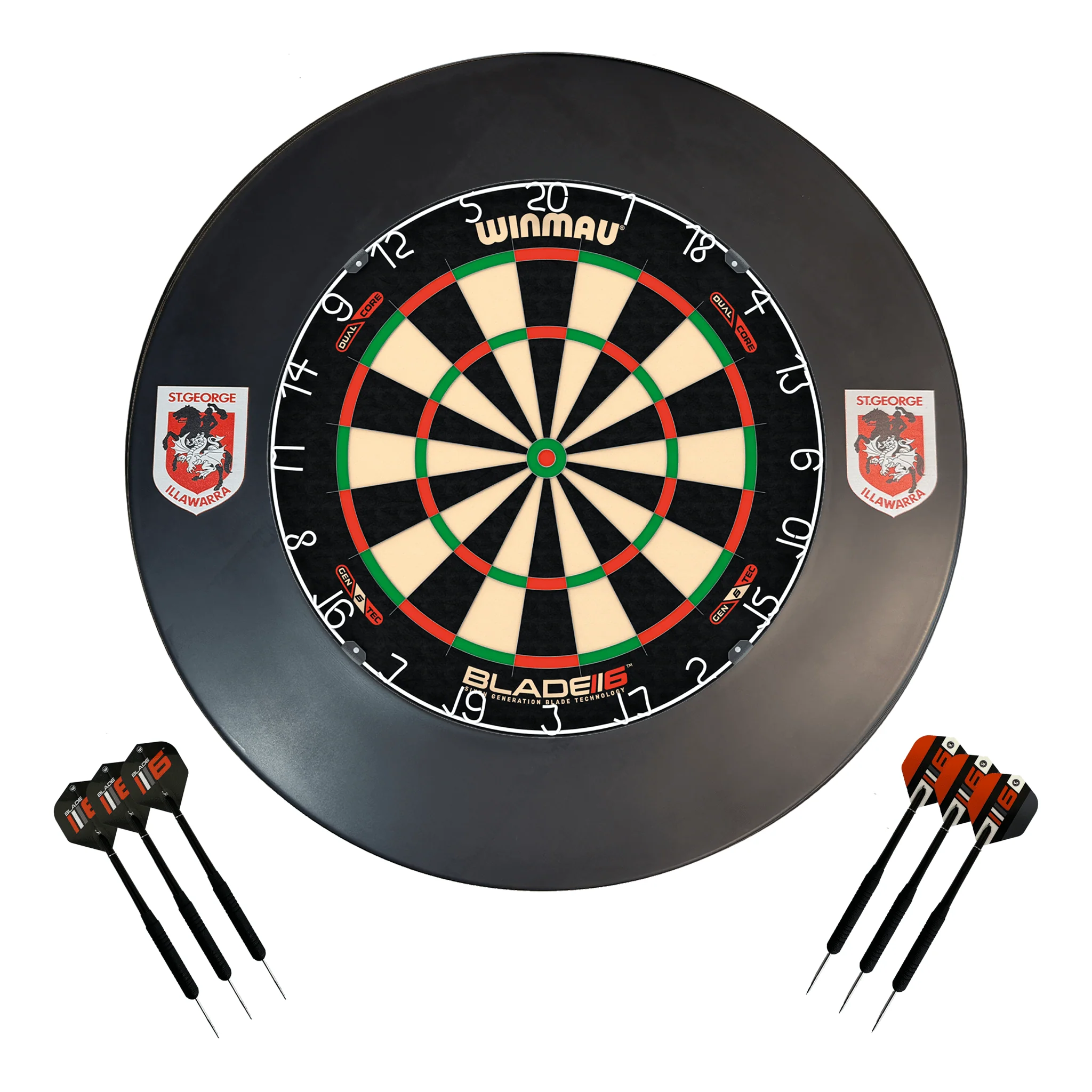 Blade 6 Dartboard, Official NRL Surround & Darts - Complete Darts Set - Image 19