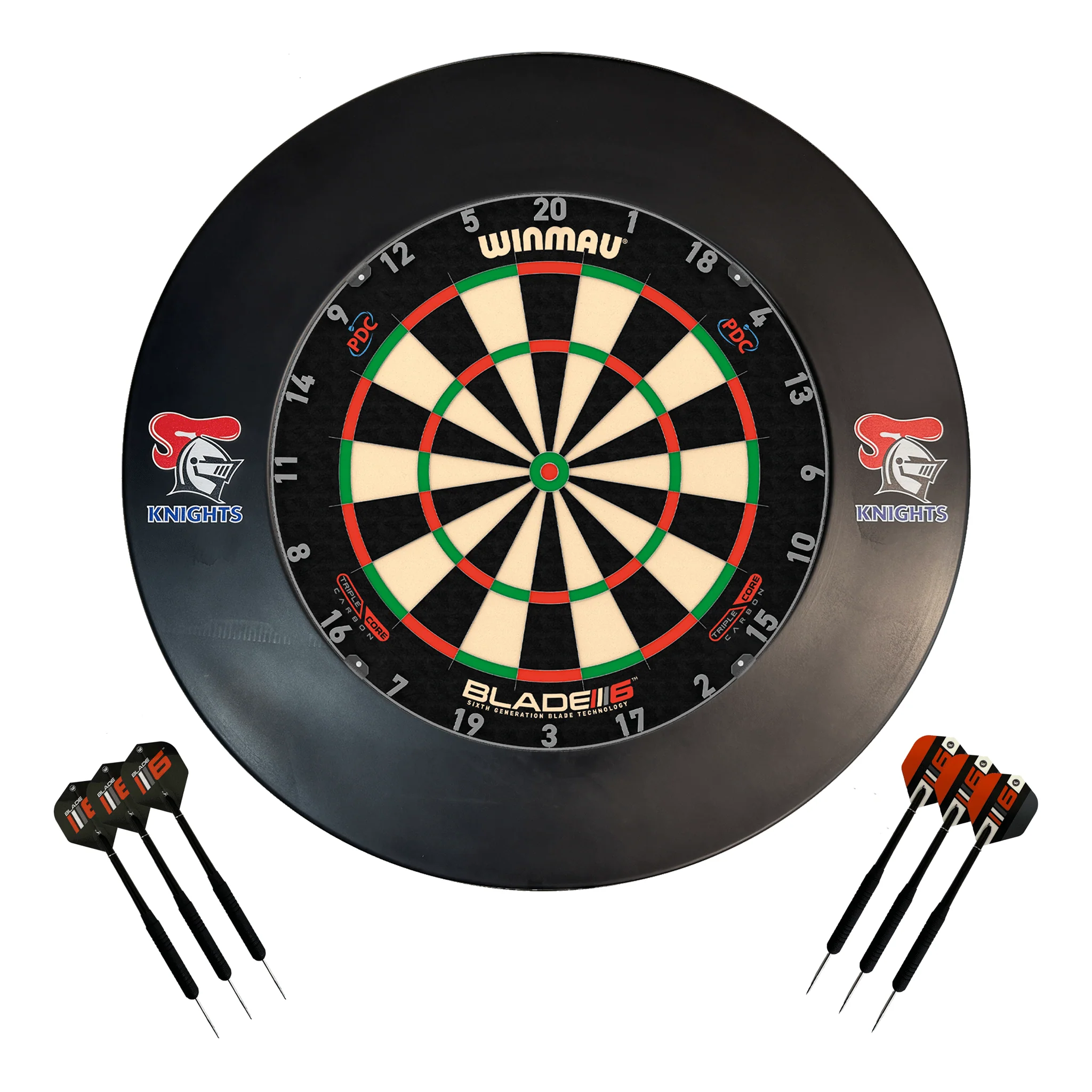 Blade 6 Dartboard, Official NRL Surround & Darts - Complete Darts Set - Image 23
