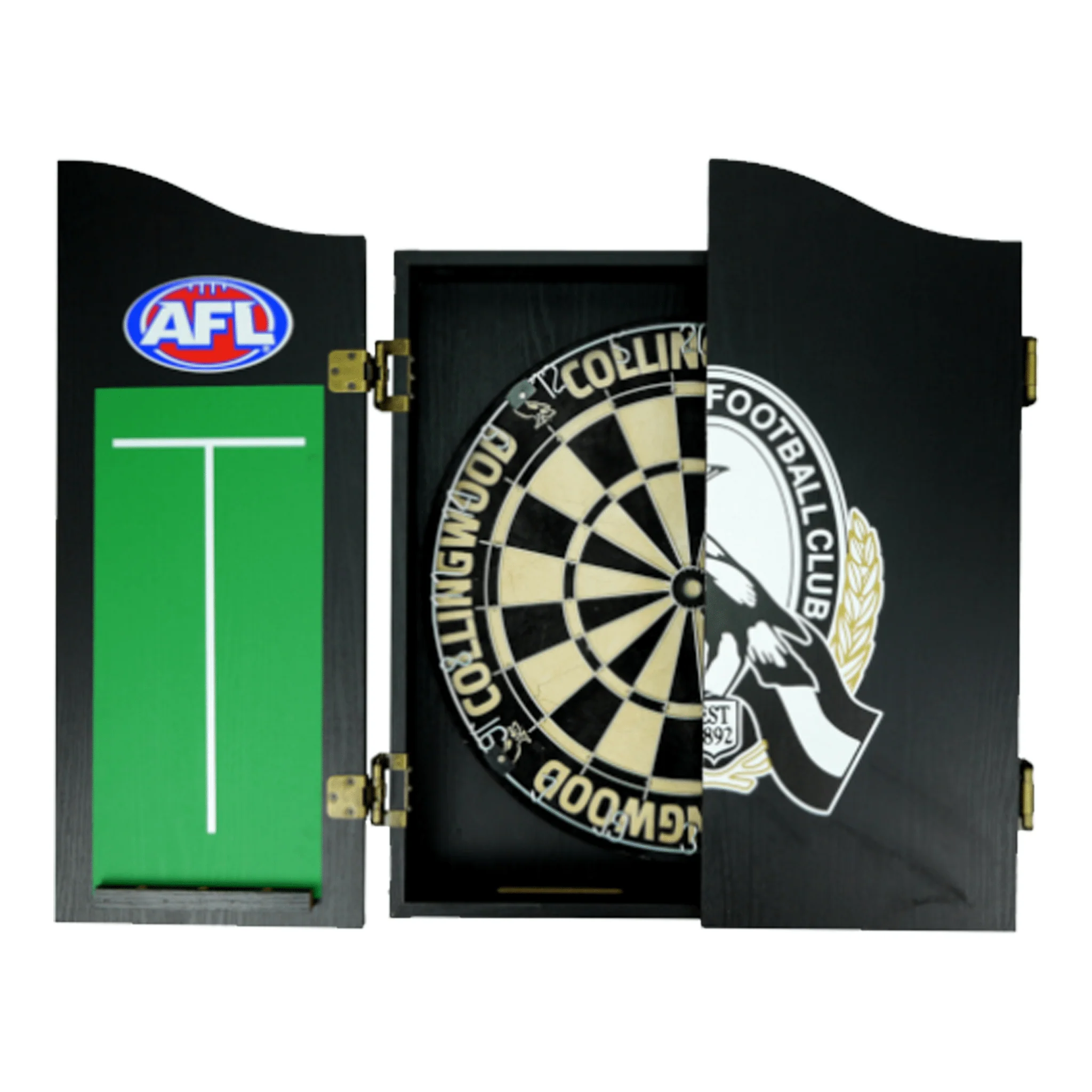 Official AFL Dartboard, Cabinet & Darts - Complete Darts Set - Image 4