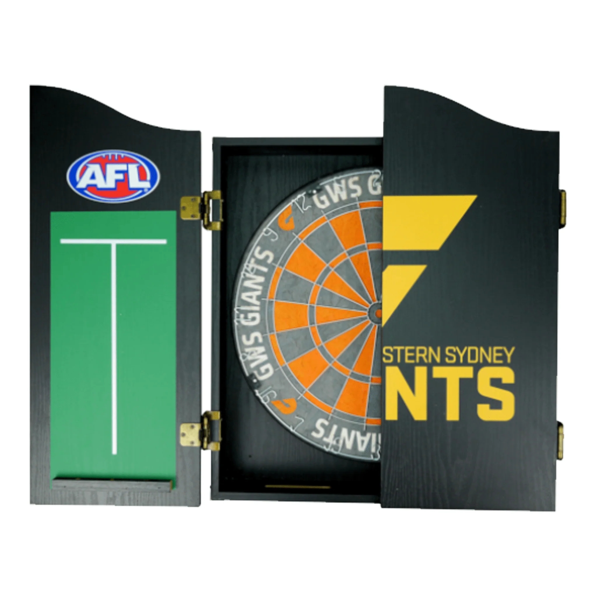 Official AFL Dartboard, Cabinet & Darts - Complete Darts Set - Image 9