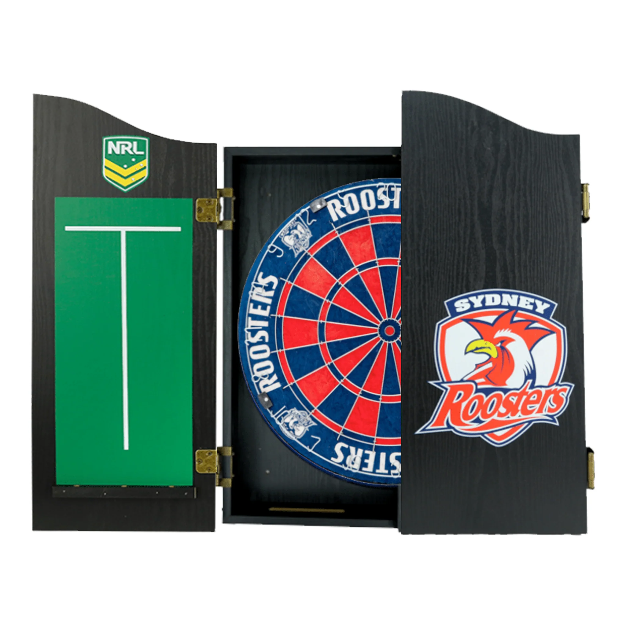 Official NRL Dartboard, Cabinet & Darts - Complete Darts Set - Image 3
