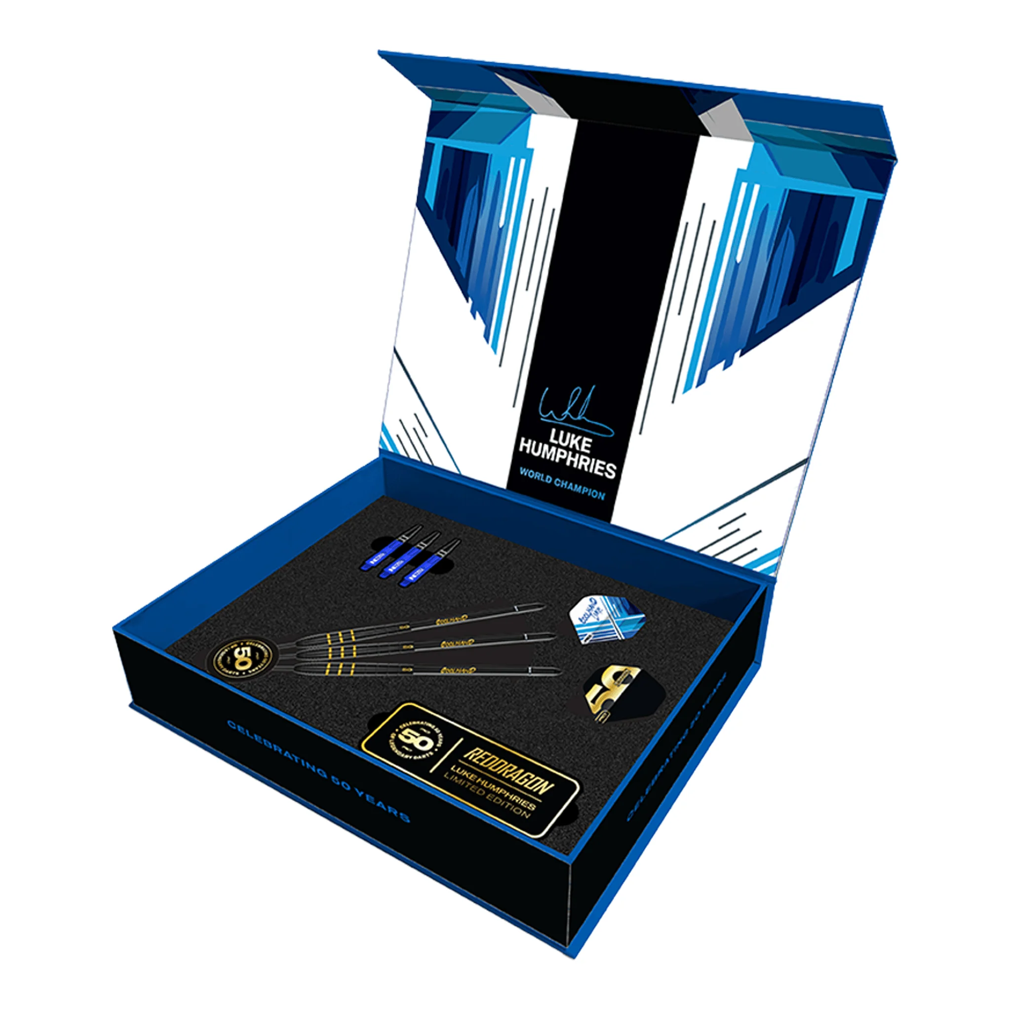 Luke Humphries 50 Year Player Limited Edition - 90% Tungsten Steel Tip Darts - Image 4