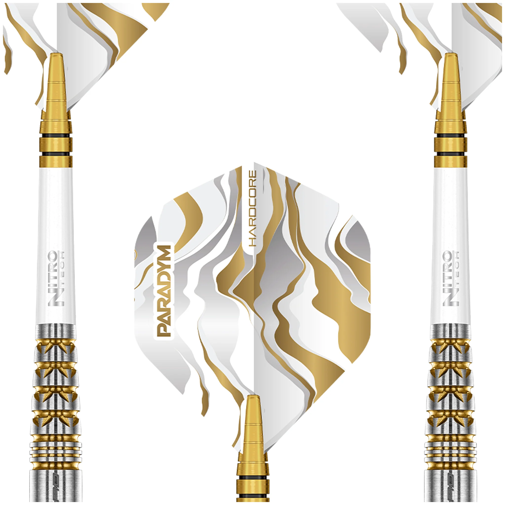 Paradym Gold Torpedo - 90% Tungsten Steel Tip Darts - Image 3