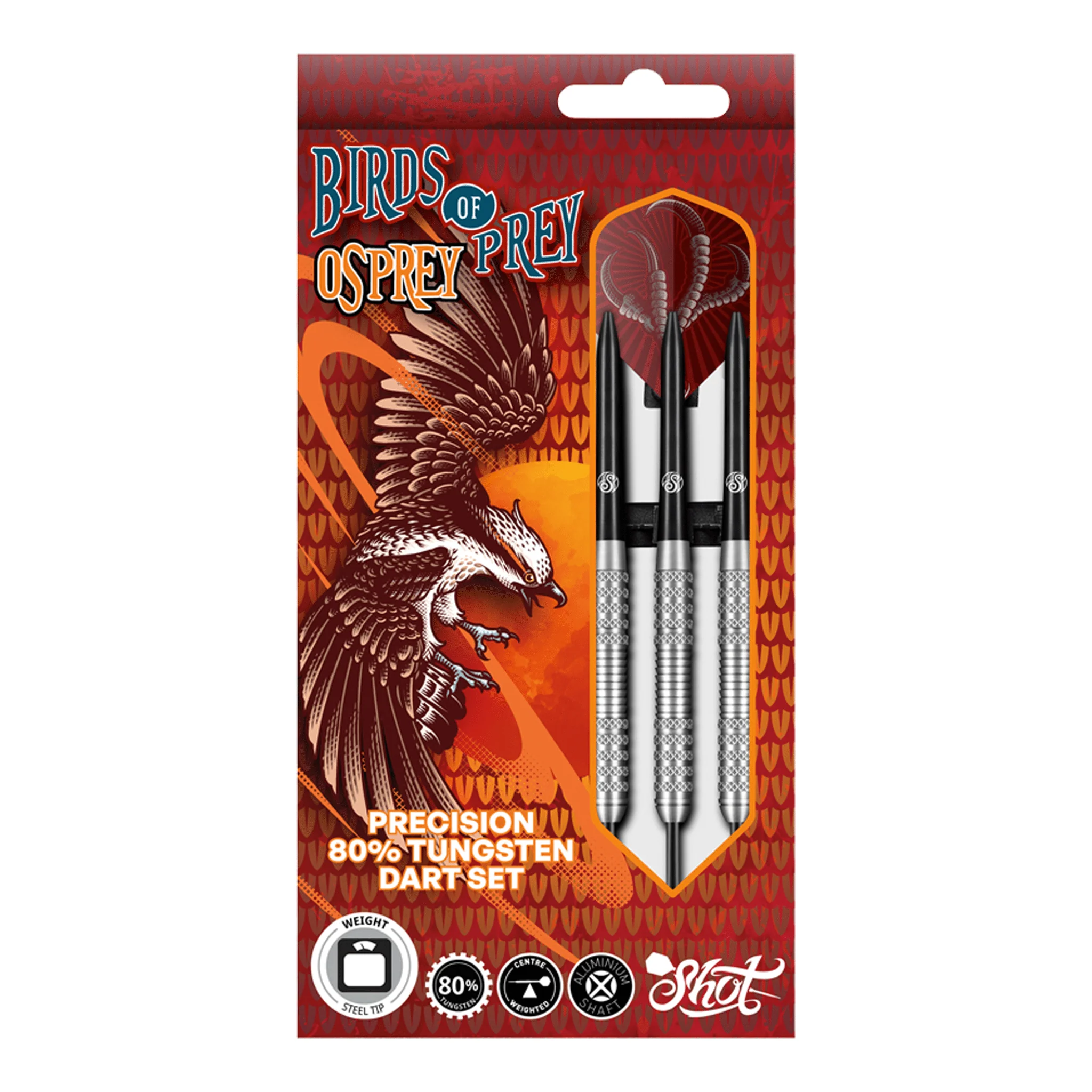Birds Of Prey Osprey -  80% Tungsten Steel Tip Darts - Image 4