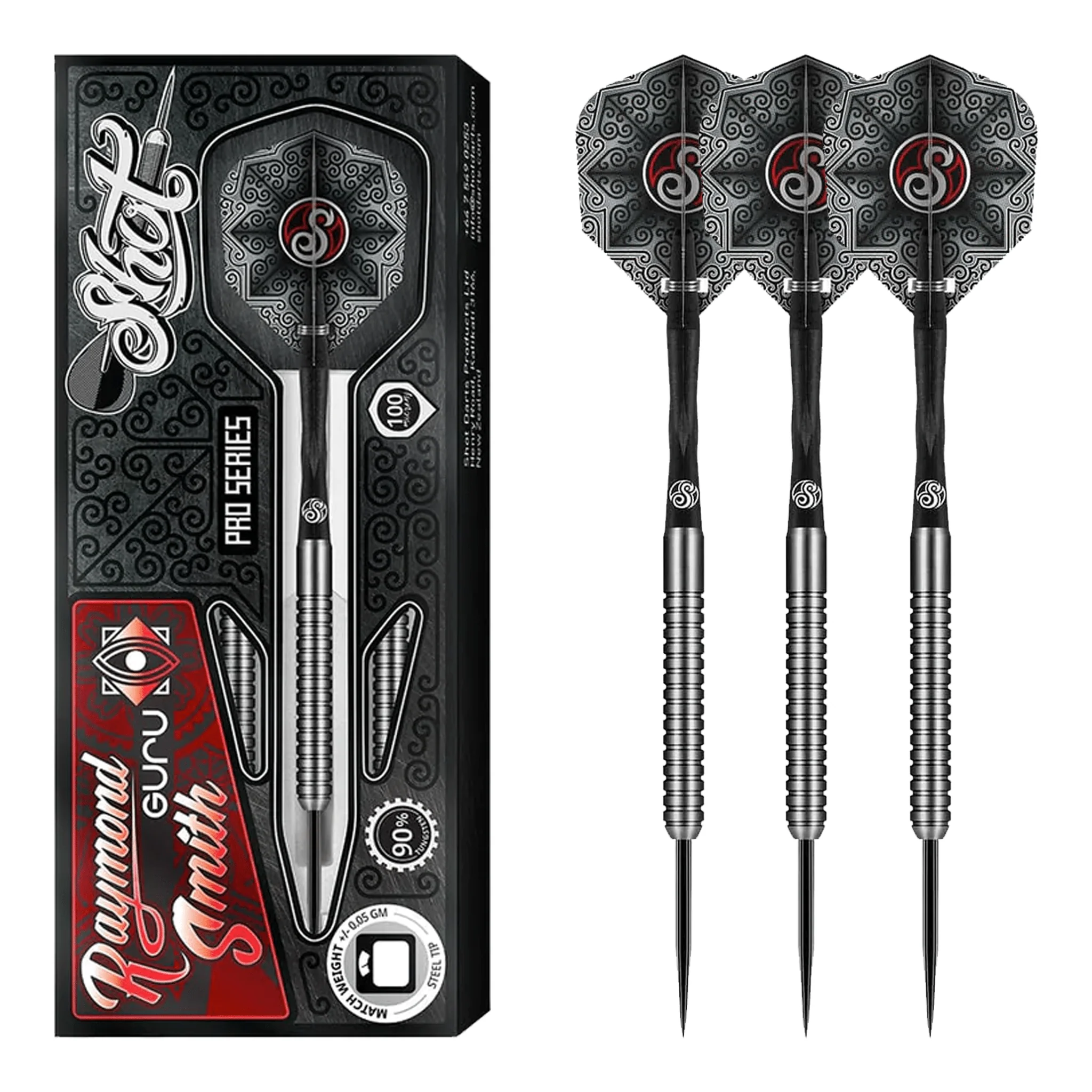 Raymond Smith Guru - 90% Tungsten Steel Tip Darts