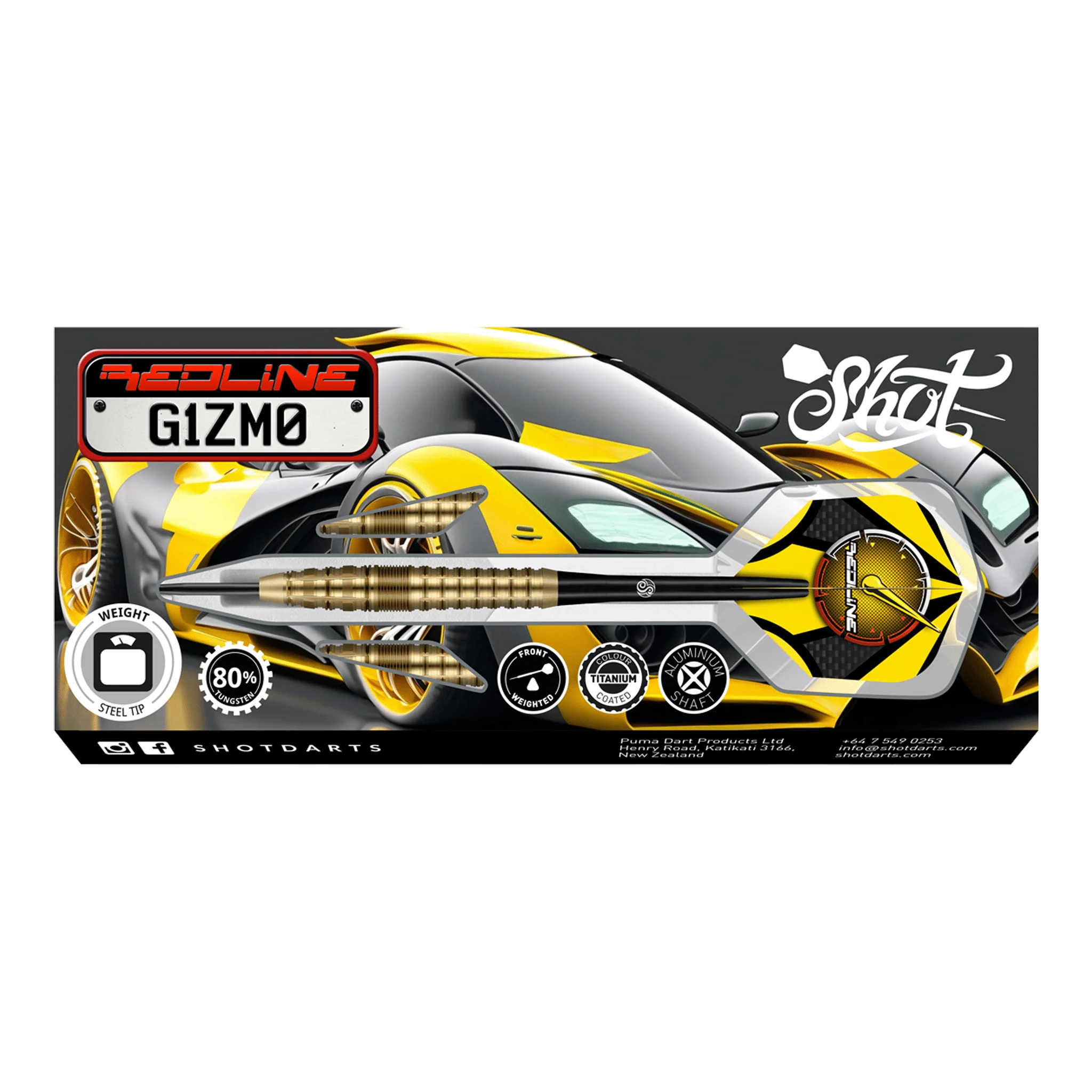 Redline G1ZMO - 80% Tungsten Steel Tip Darts - Image 4