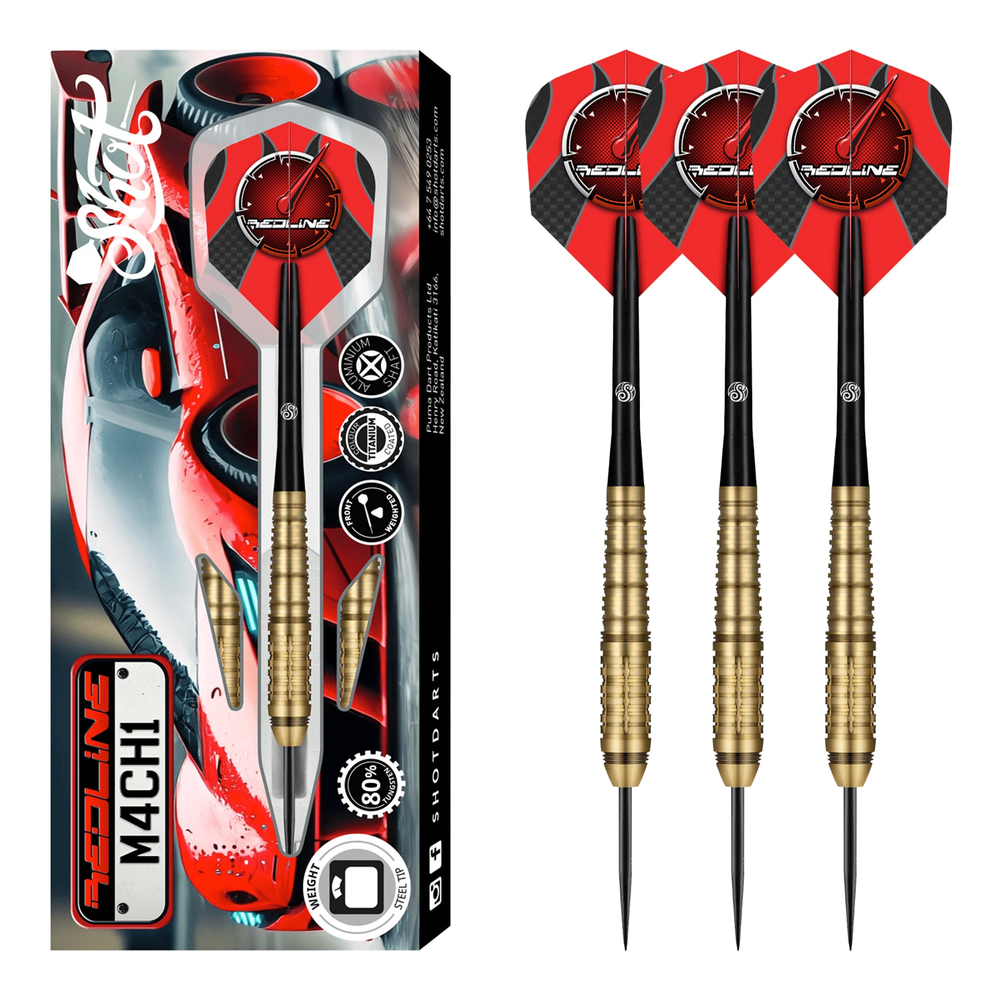 Redline M4CH1 - 80% Tungsten Steel Tip Darts