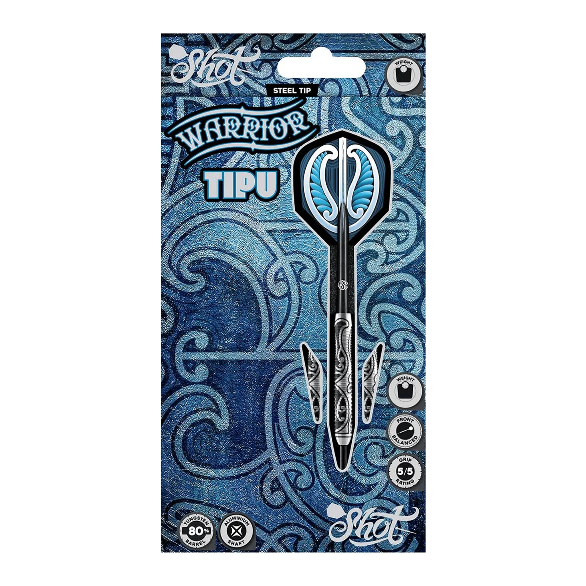 Warrior Tipu - 80% Tungsten Steel Tip Darts - Image 4