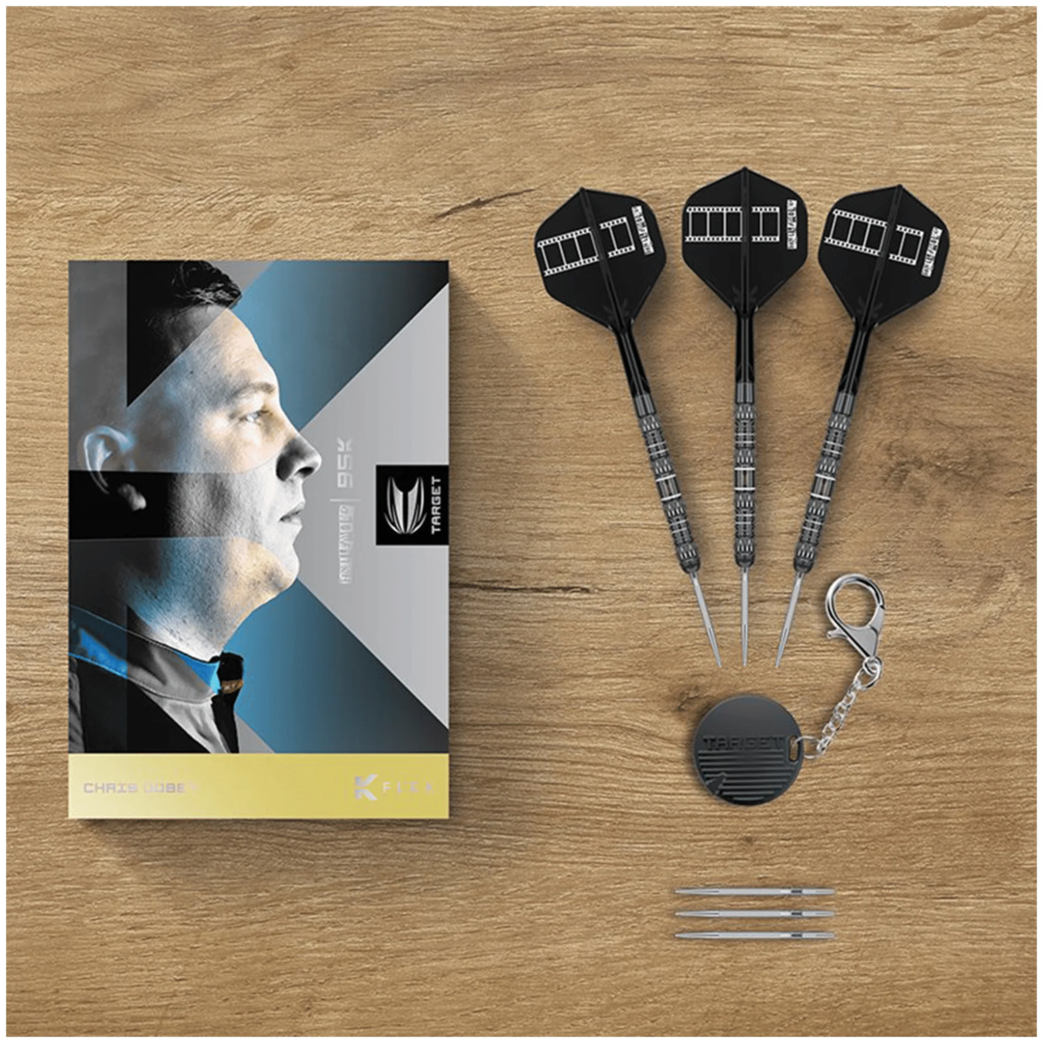 Chris Dobey 95K Swiss Point - 95% Tungsten Steel Tip Darts - Image 6