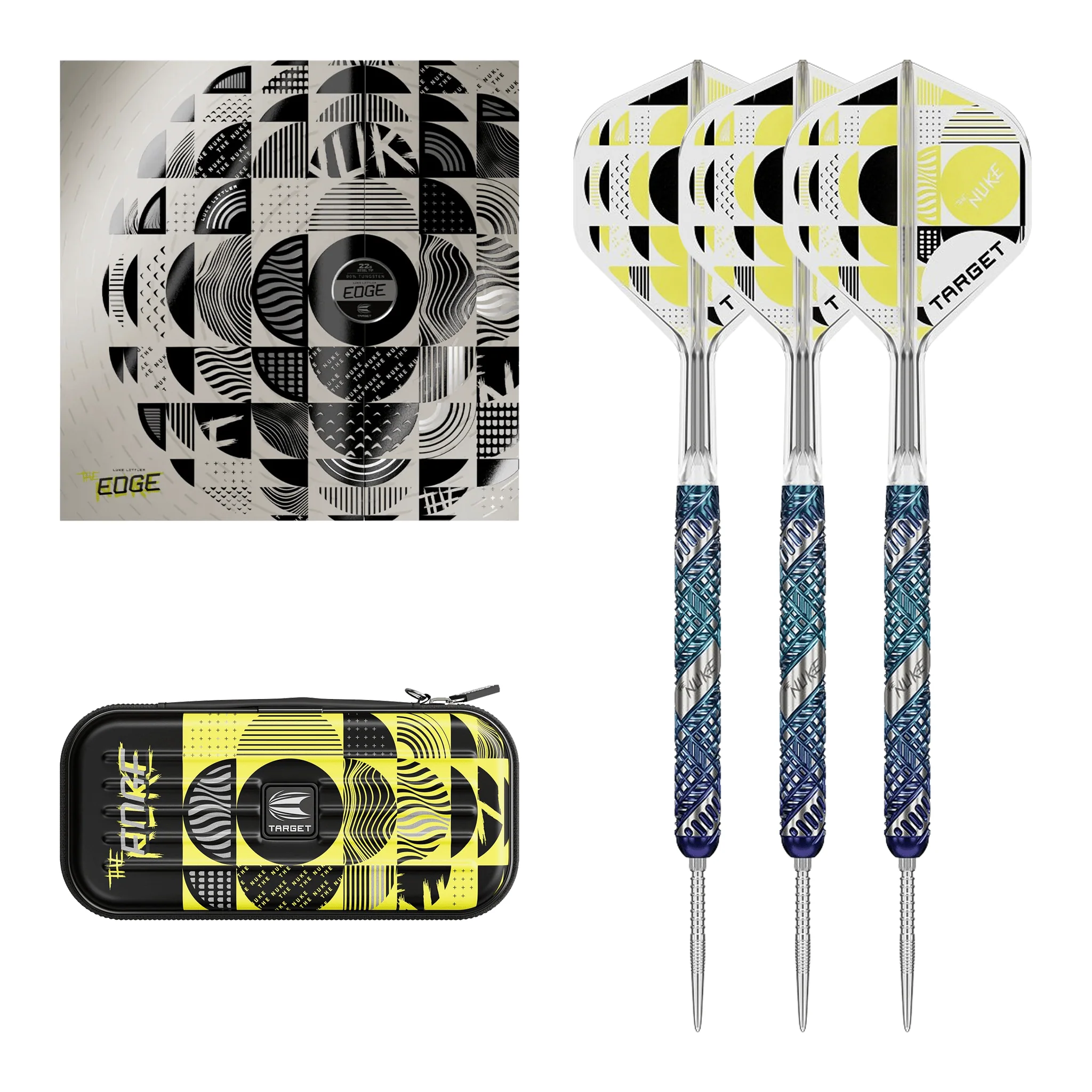 Luke Littler Edge Swiss Point - 95% Tungsten Steel Tip Darts