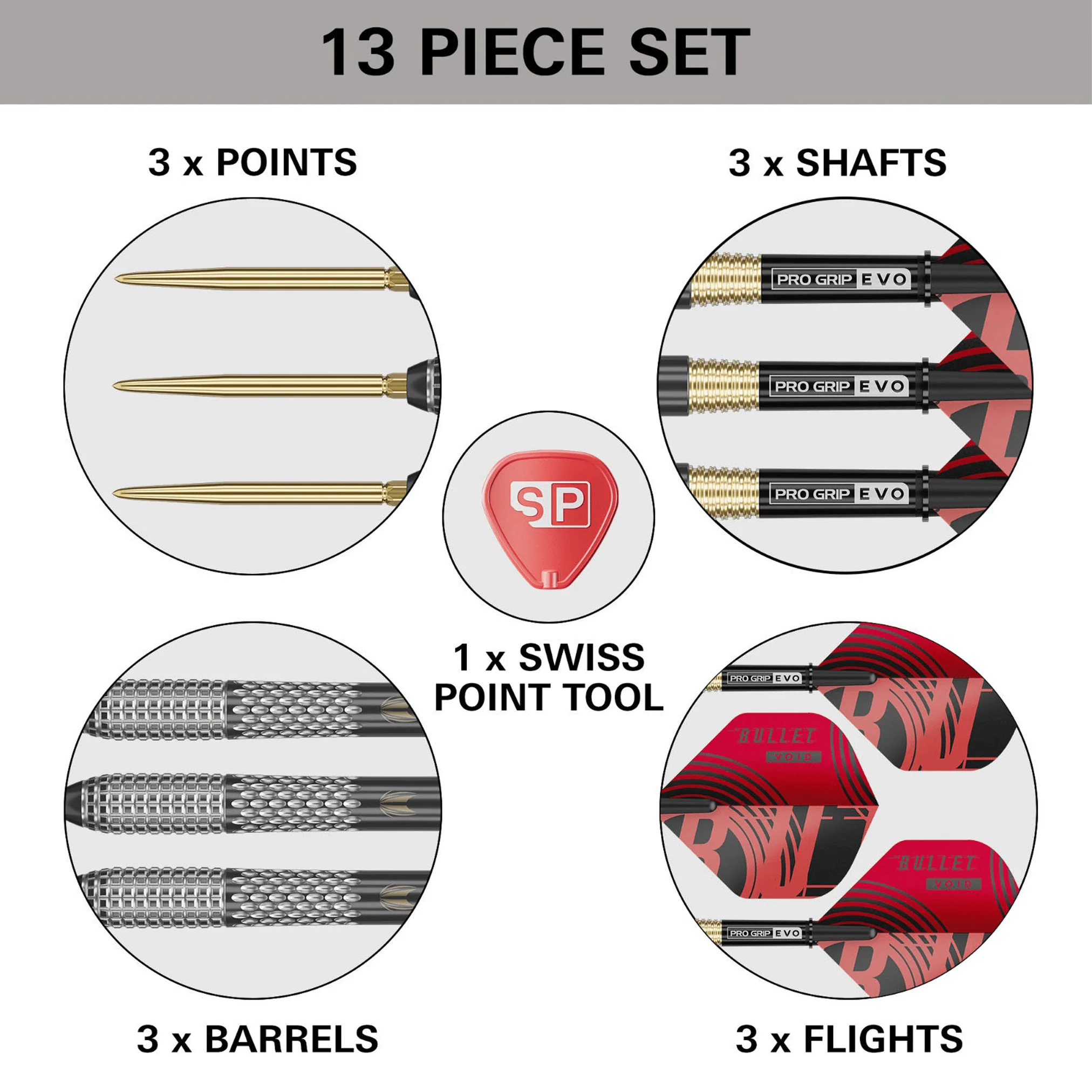 Stephen Bunting Gen 5 Void Swiss Point - 95% Tungsten Steel Tip Darts - Image 8