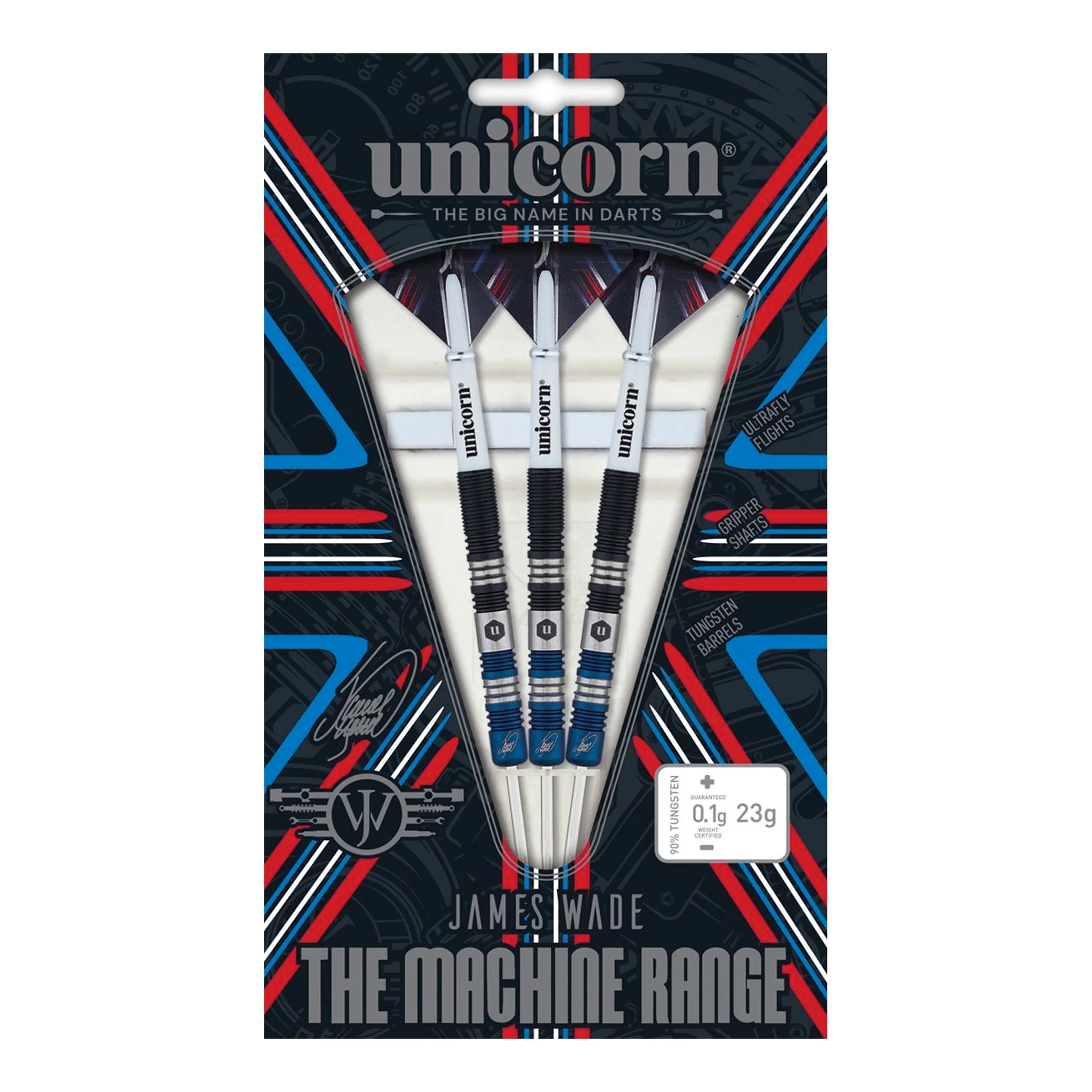 James Wade The Machine Two-Tone - 90% Tungsten Steel Tip Darts - Image 4