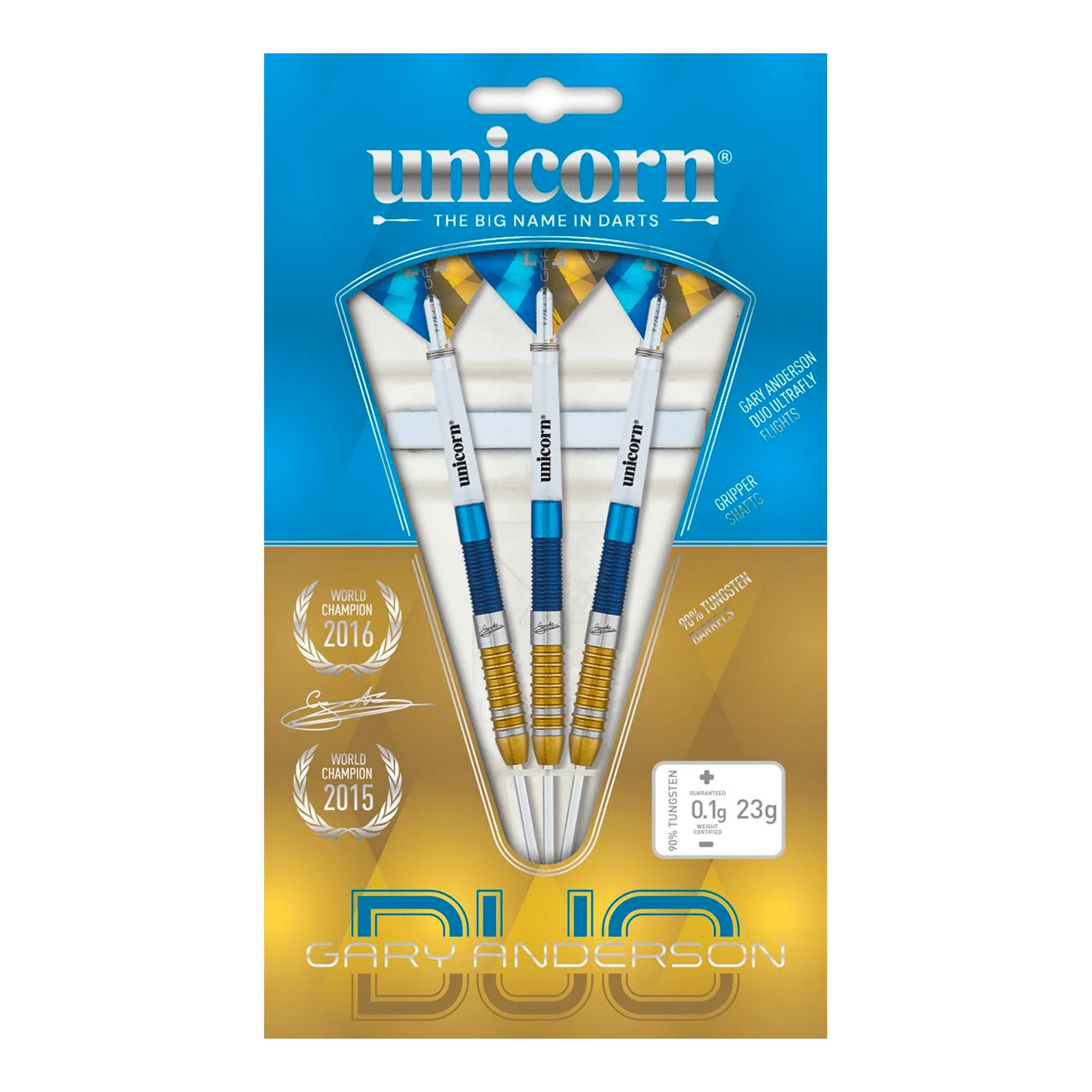 Gary Anderson Duo - 90% Tungsten Steel Tip Darts - Image 4