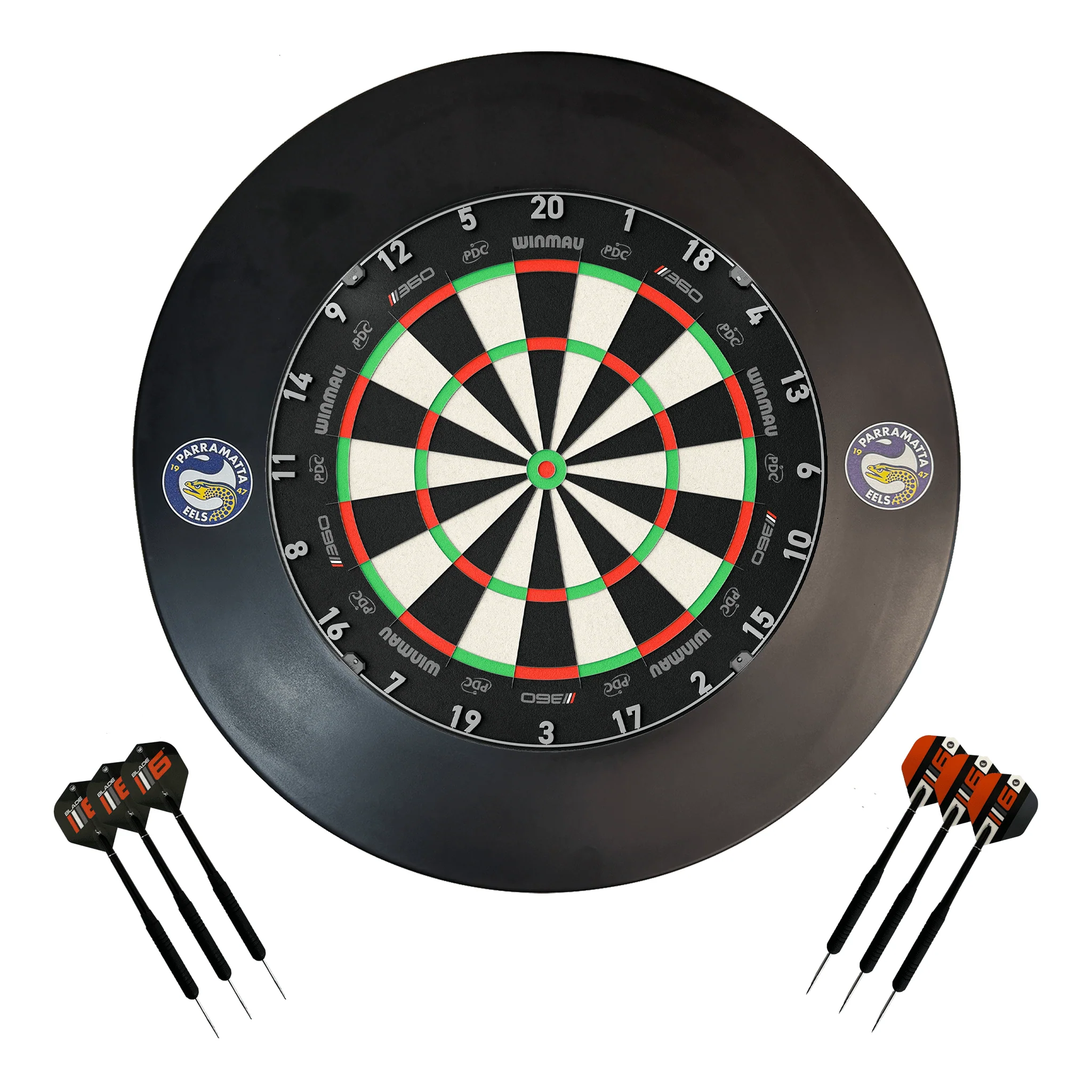 Blade 360 Dartboard, Official NRL Surround & Darts - Complete Darts Set - Image 10