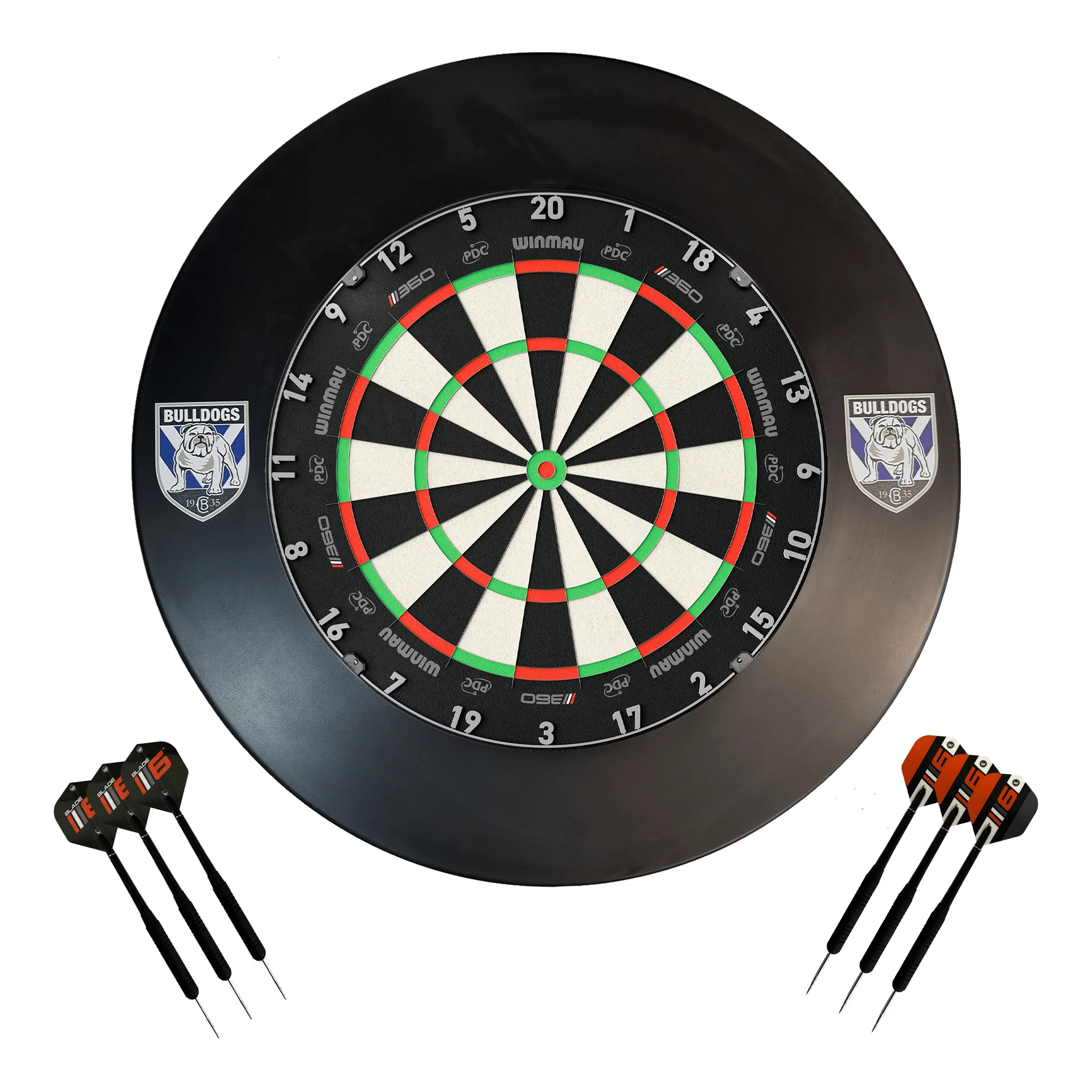 Blade 360 Dartboard, Official NRL Surround & Darts - Complete Darts Set - Image 13
