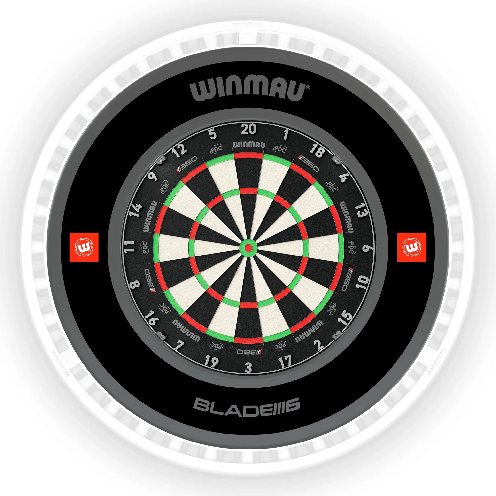 Blade 360 Dartboard, Surround & Ice White Plasma Light Bundle - Image 10