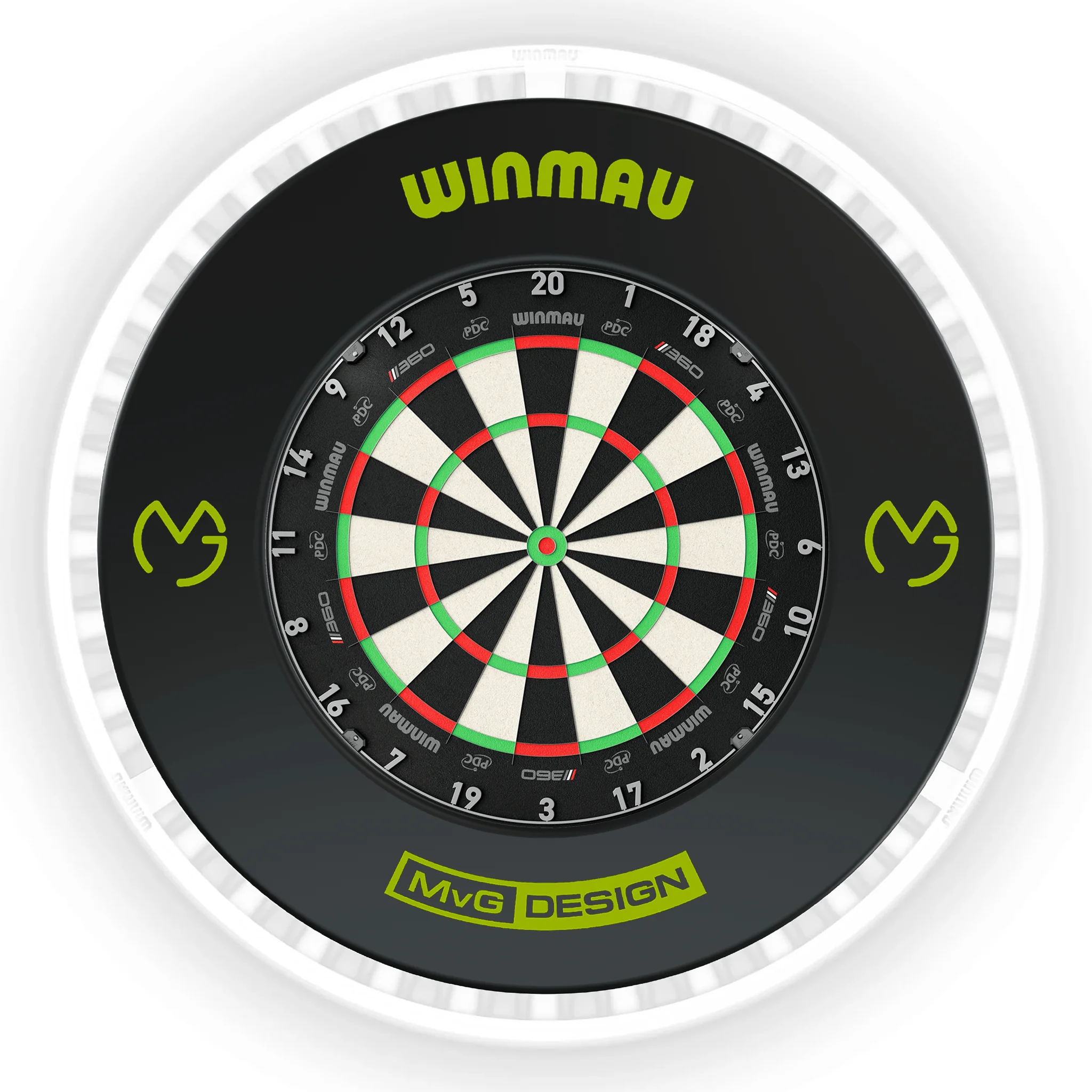 Blade 360 Dartboard, Surround & Ice White Plasma Light Bundle - Image 13