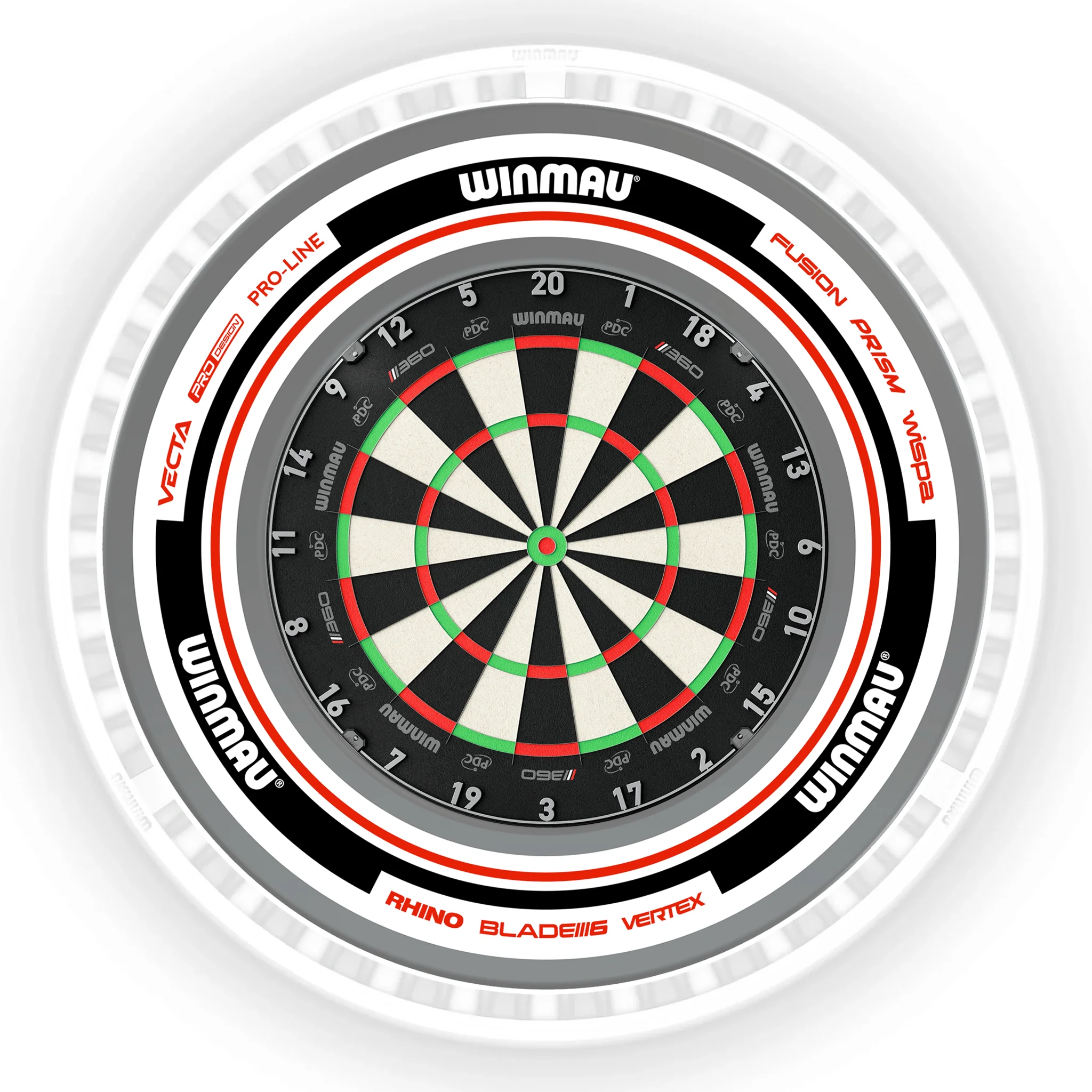 Blade 360 Dartboard, Surround & Ice White Plasma Light Bundle - Image 2