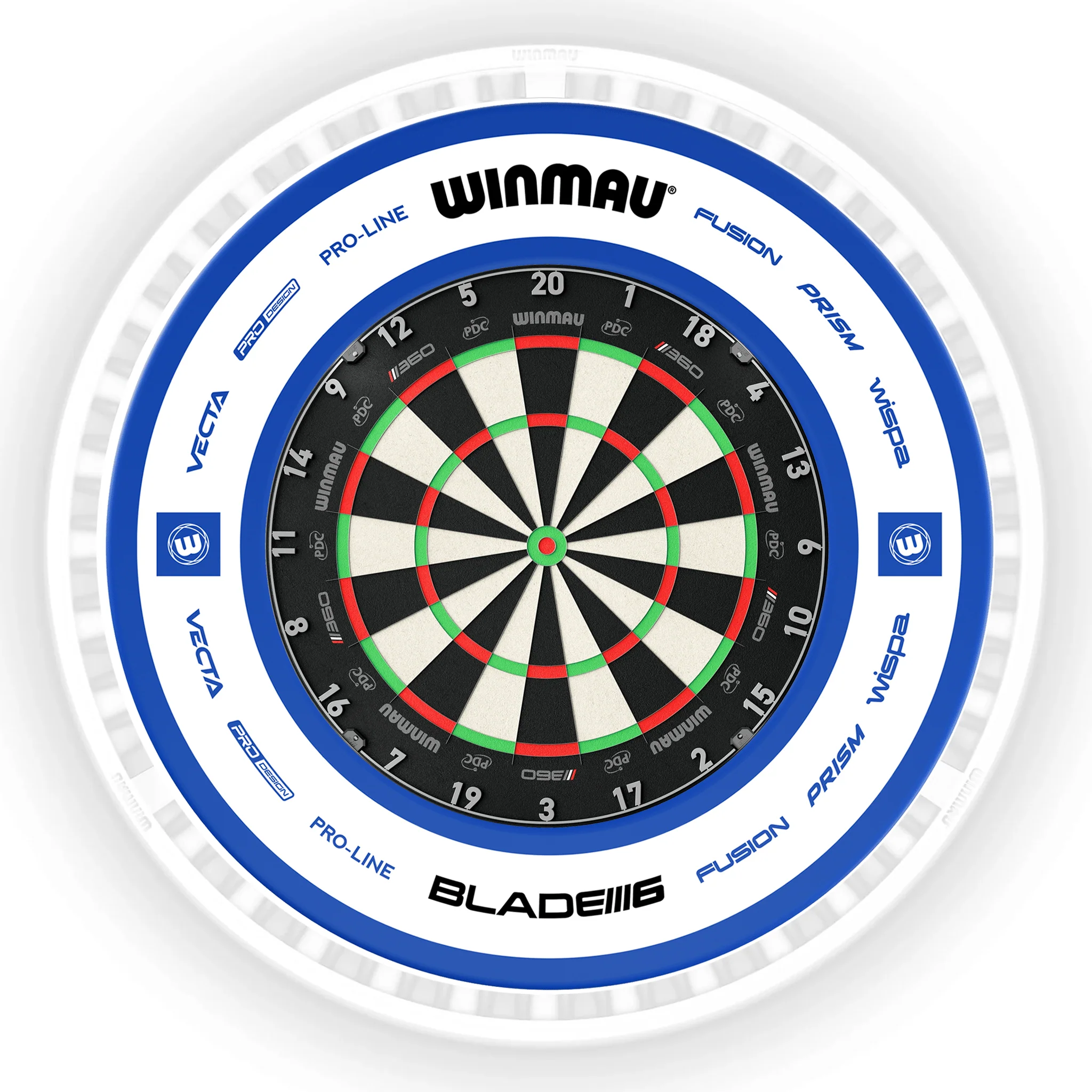 Blade 360 Dartboard, Surround & Ice White Plasma Light Bundle - Image 4