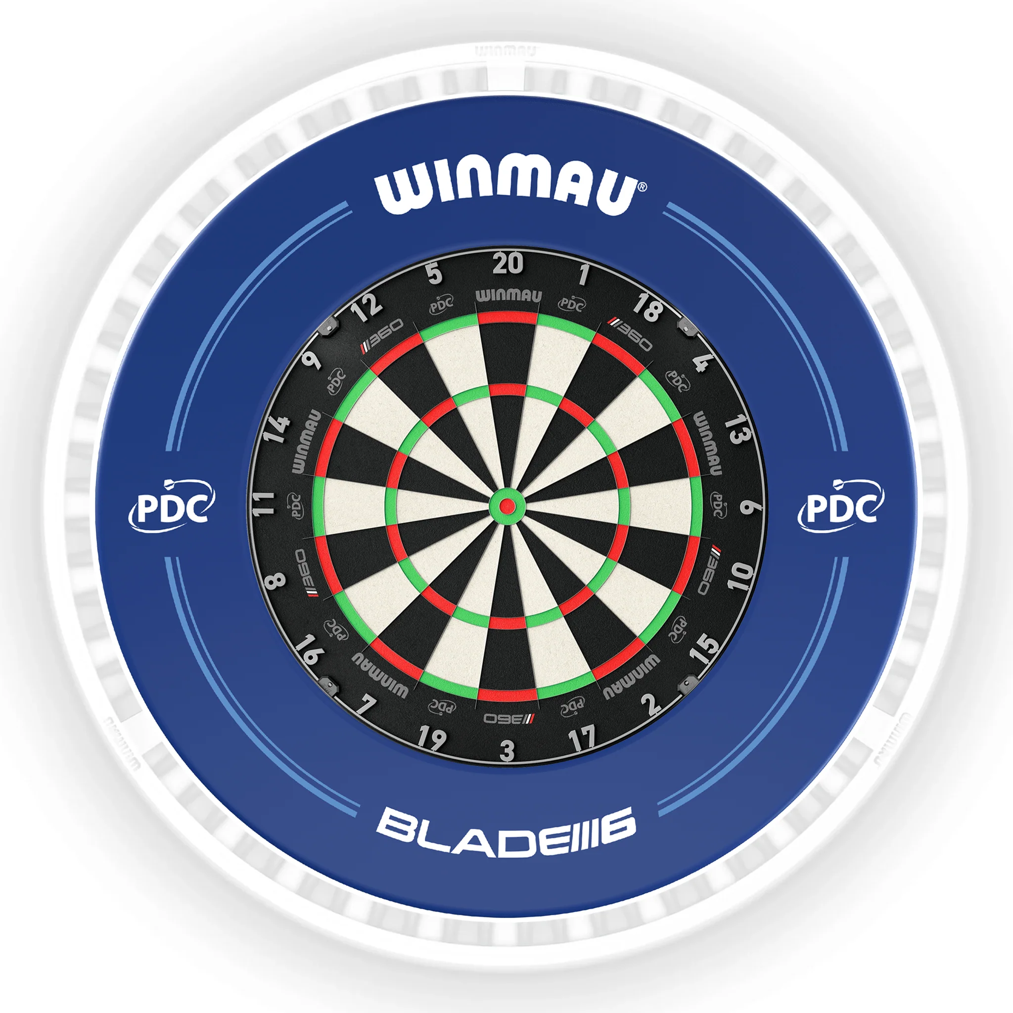Blade 360 Dartboard, Surround & Ice White Plasma Light Bundle - Image 6
