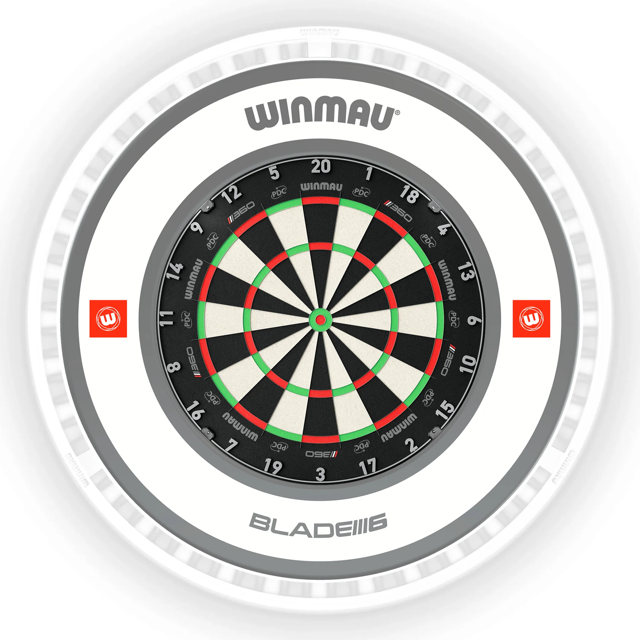 Blade 360 Dartboard, Surround & Ice White Plasma Light Bundle - Image 7