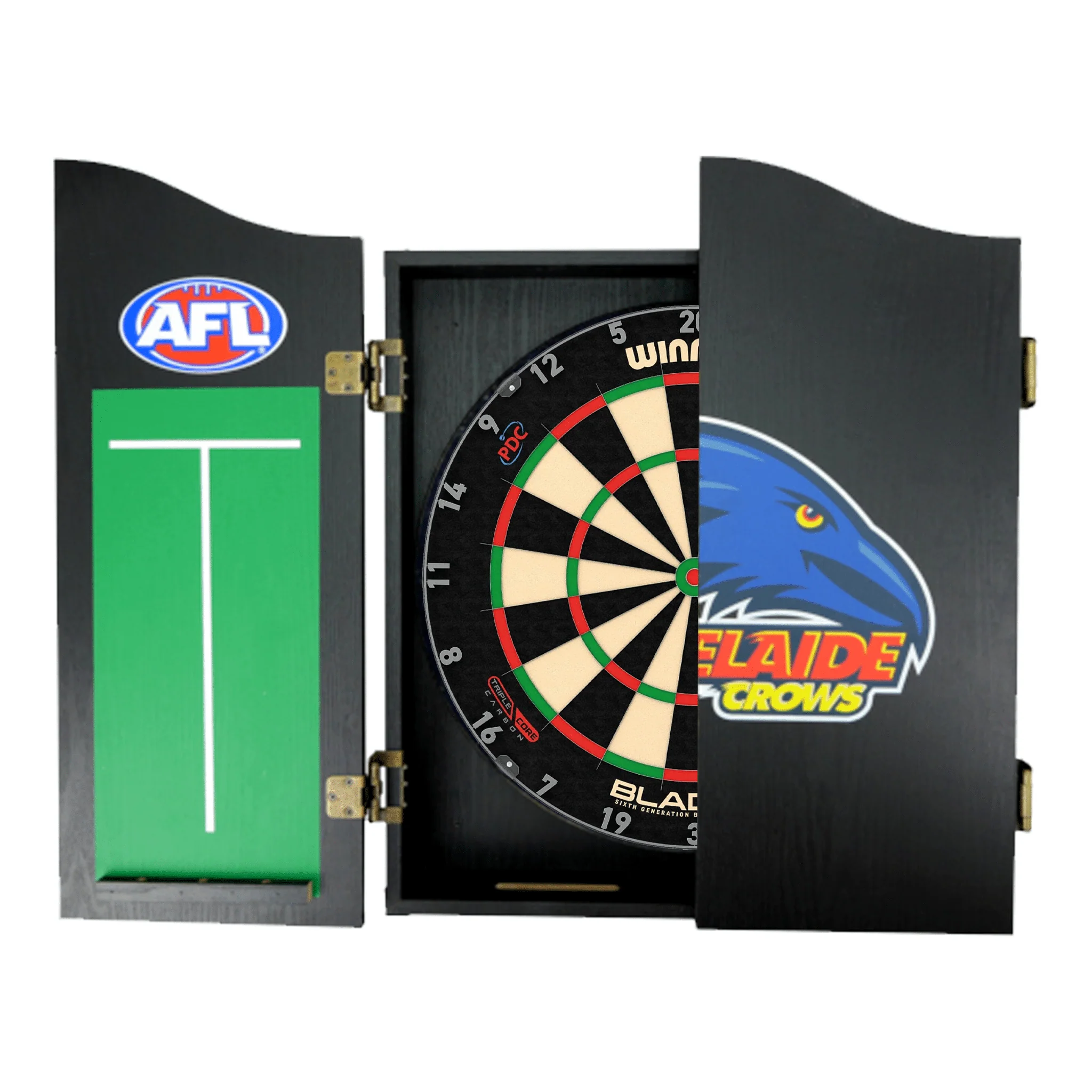 Blade 6 Dartboard, Official AFL Cabinet & Darts - Complete Darts Set - Image 17