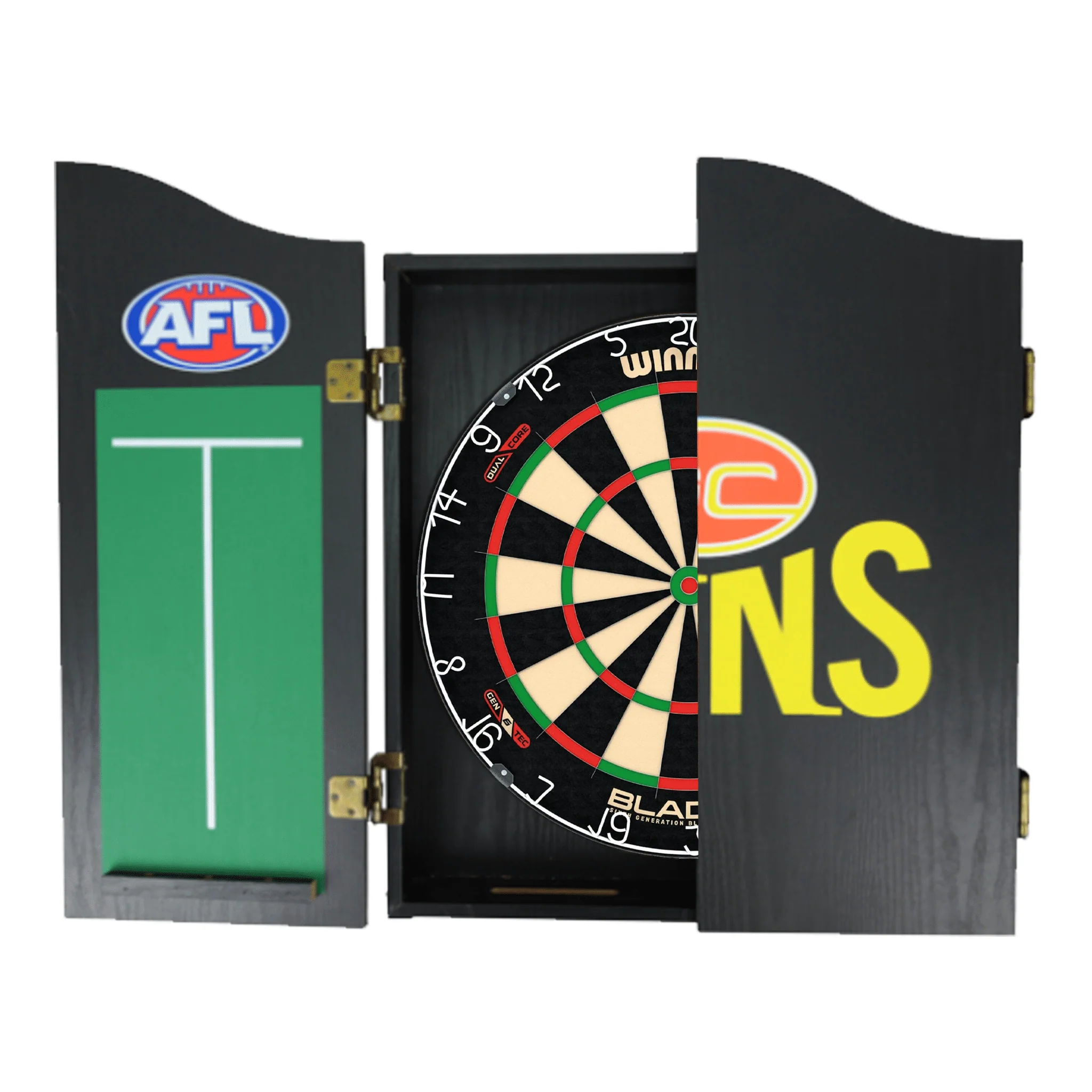 Blade 6 Dartboard, Official AFL Cabinet & Darts - Complete Darts Set - Image 41