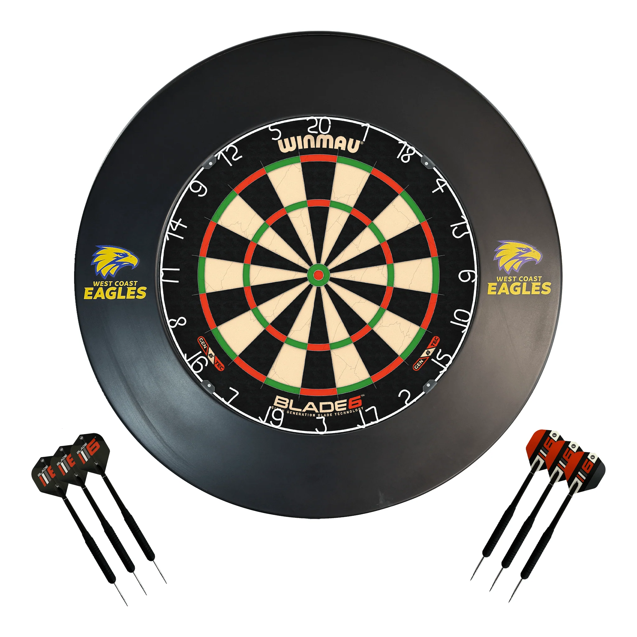 Blade 6 Dartboard, Official AFL Surround & Darts - Complete Darts Set - Image 11
