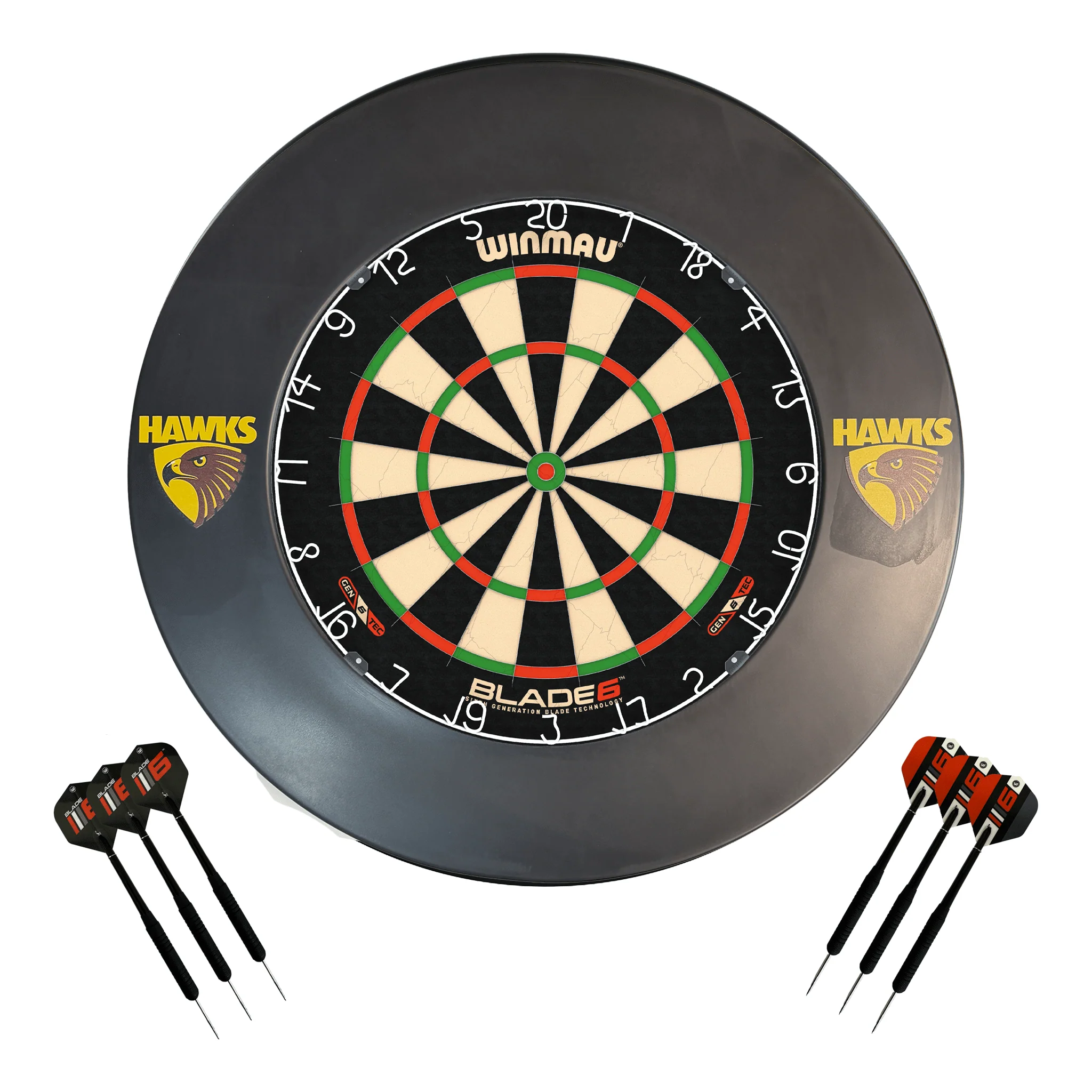 Blade 6 Dartboard, Official AFL Surround & Darts - Complete Darts Set - Image 13