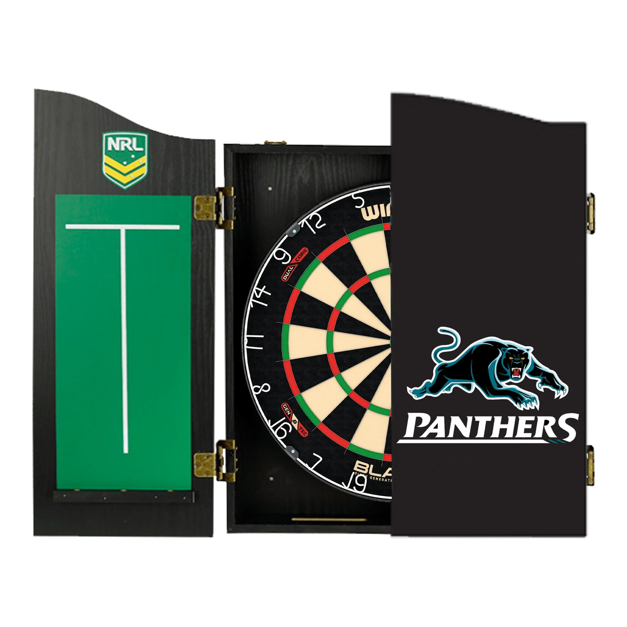 Blade 6 Dartboard, Official NRL Cabinet & Darts - Complete Darts Set - Image 30