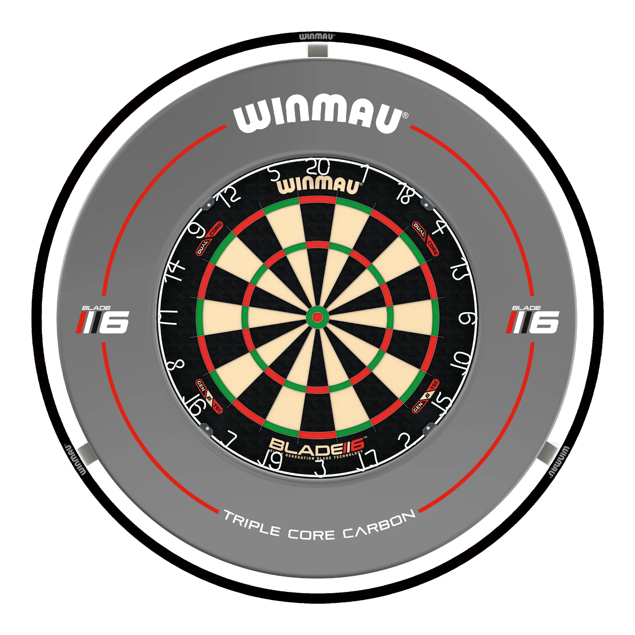 Blade 6 Dual Core Dartboard, Surround & Black Plasma Light Bundle - Image 11
