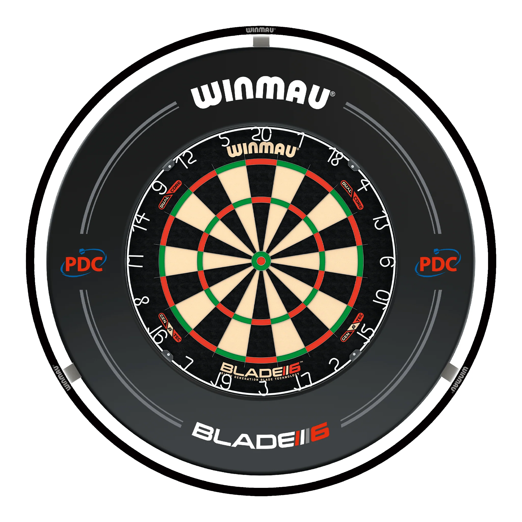 Blade 6 Dual Core Dartboard, Surround & Black Plasma Light Bundle - Image 12