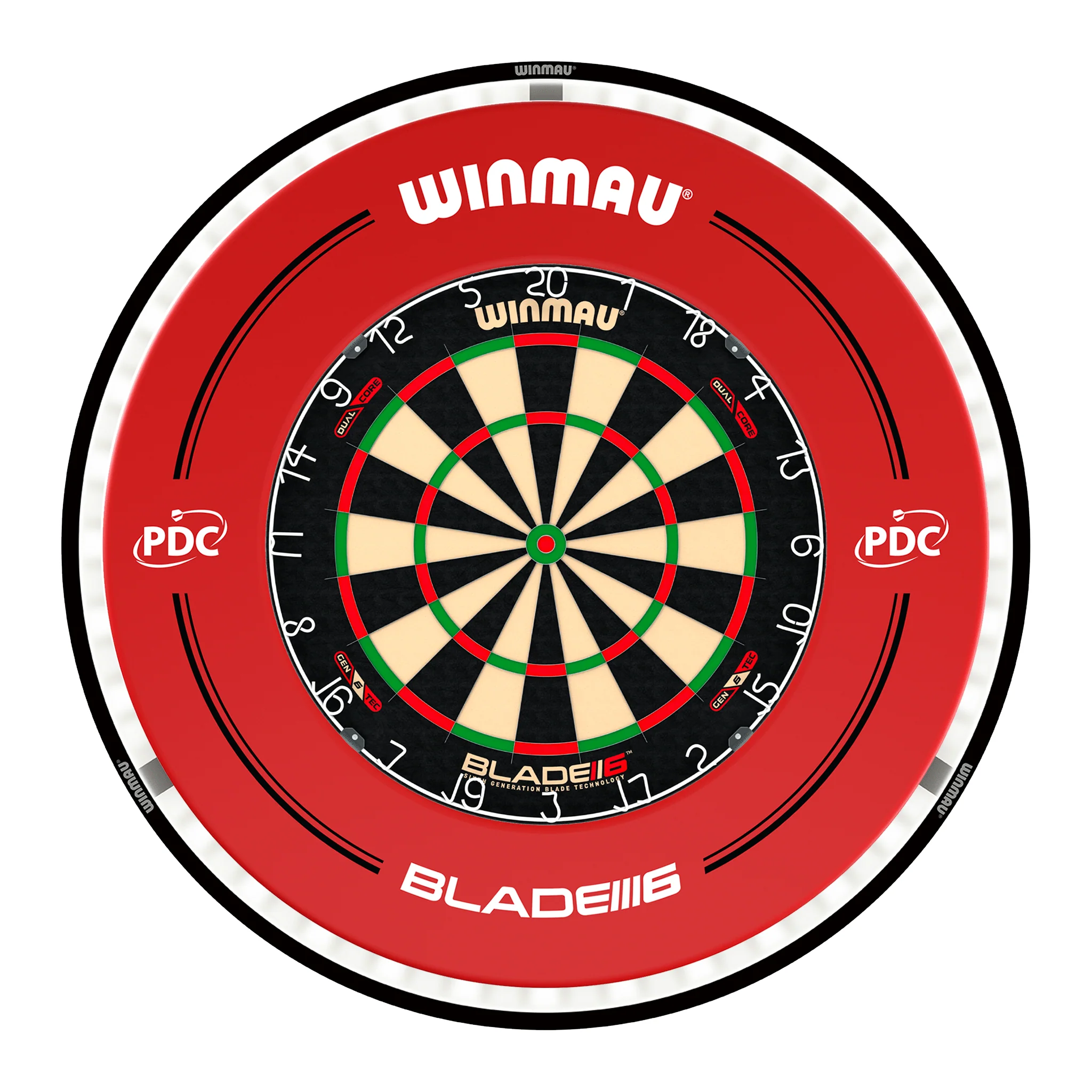 Blade 6 Dual Core Dartboard, Surround & Black Plasma Light Bundle - Image 13