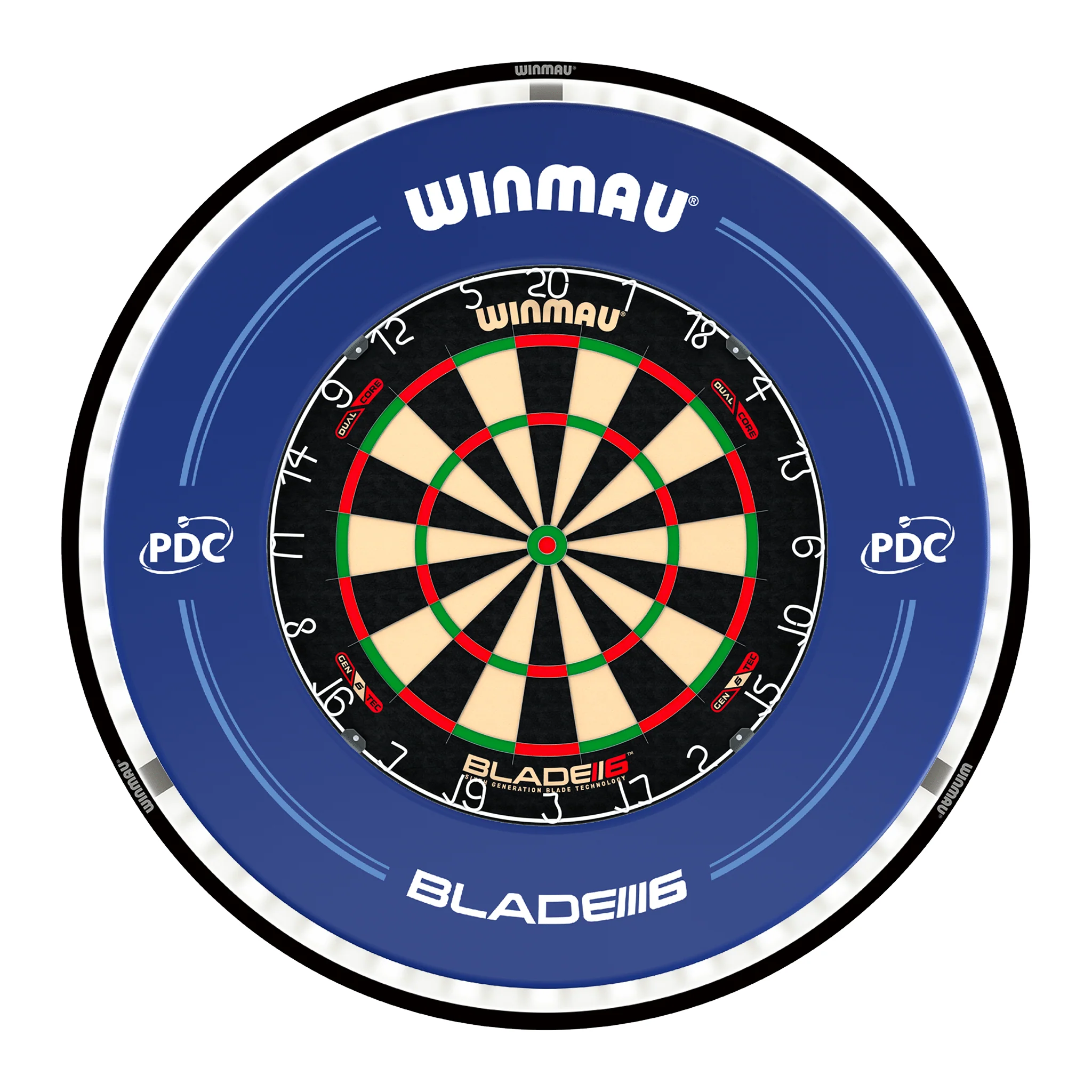 Blade 6 Dual Core Dartboard, Surround & Black Plasma Light Bundle - Image 14
