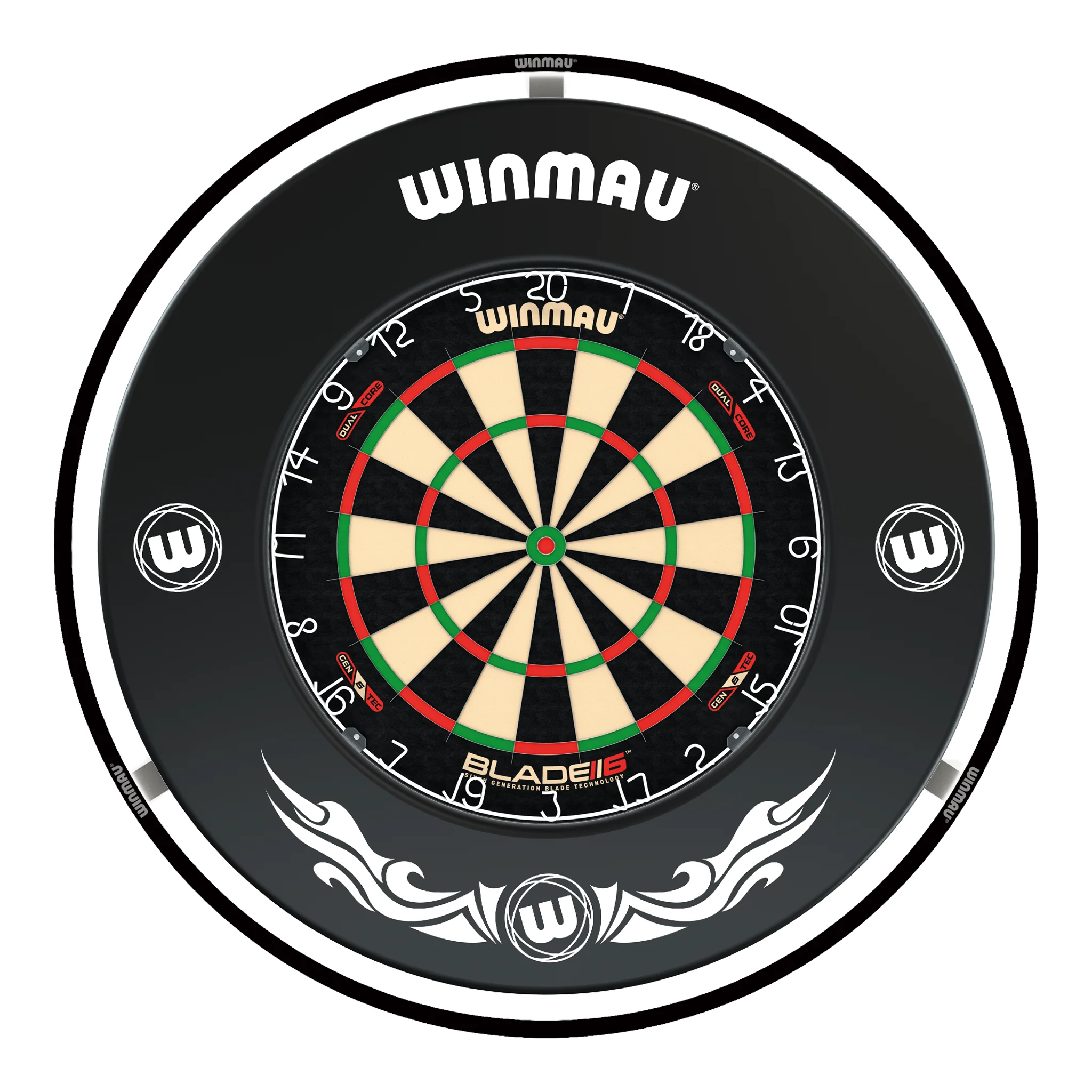 Blade 6 Dual Core Dartboard, Surround & Black Plasma Light Bundle - Image 16