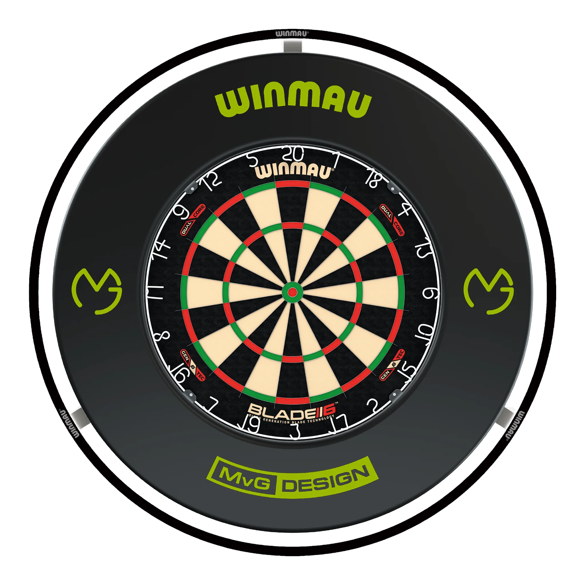 Blade 6 Dual Core Dartboard, Surround & Black Plasma Light Bundle - Image 17