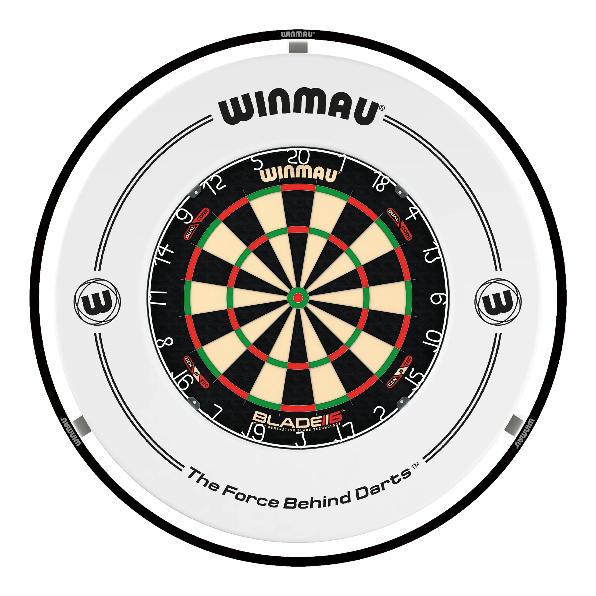 Blade 6 Dual Core Dartboard, Surround & Black Plasma Light Bundle - Image 2