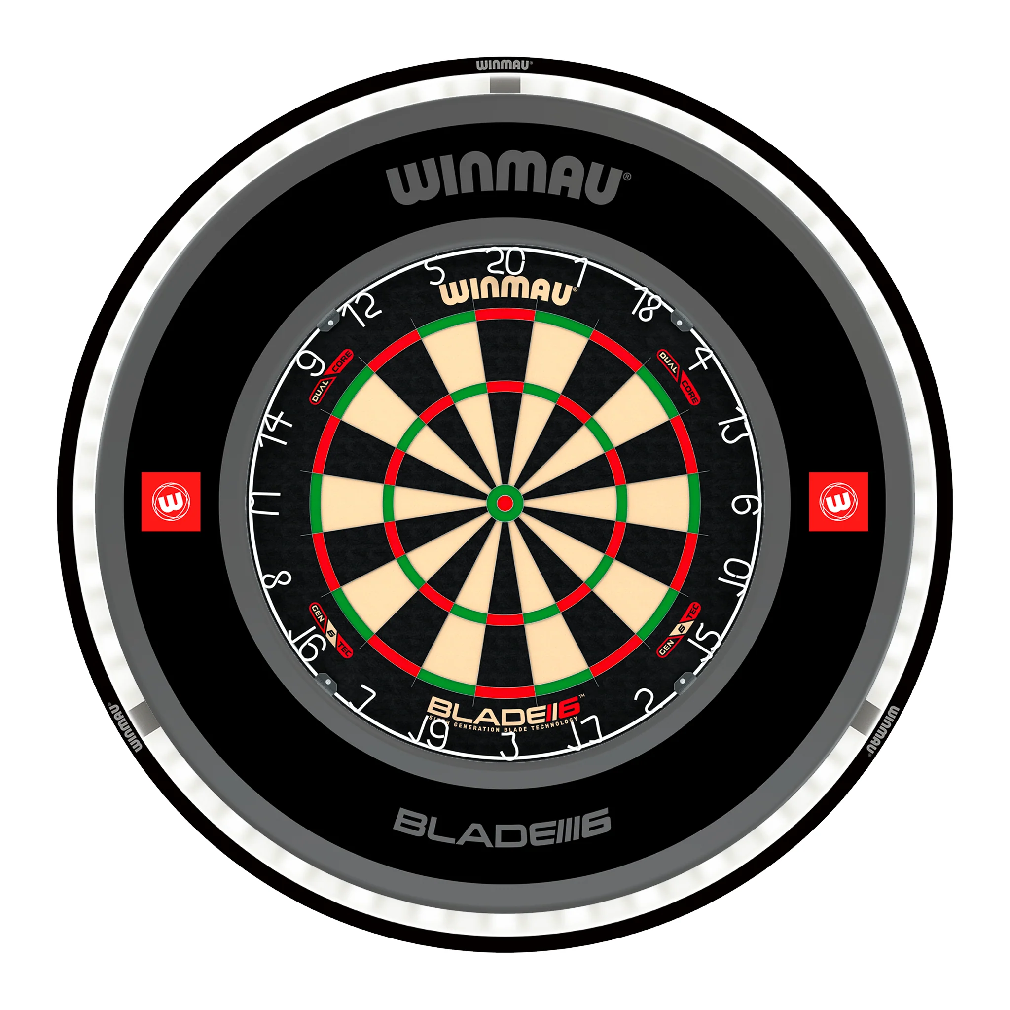 Blade 6 Dual Core Dartboard, Surround & Black Plasma Light Bundle - Image 20