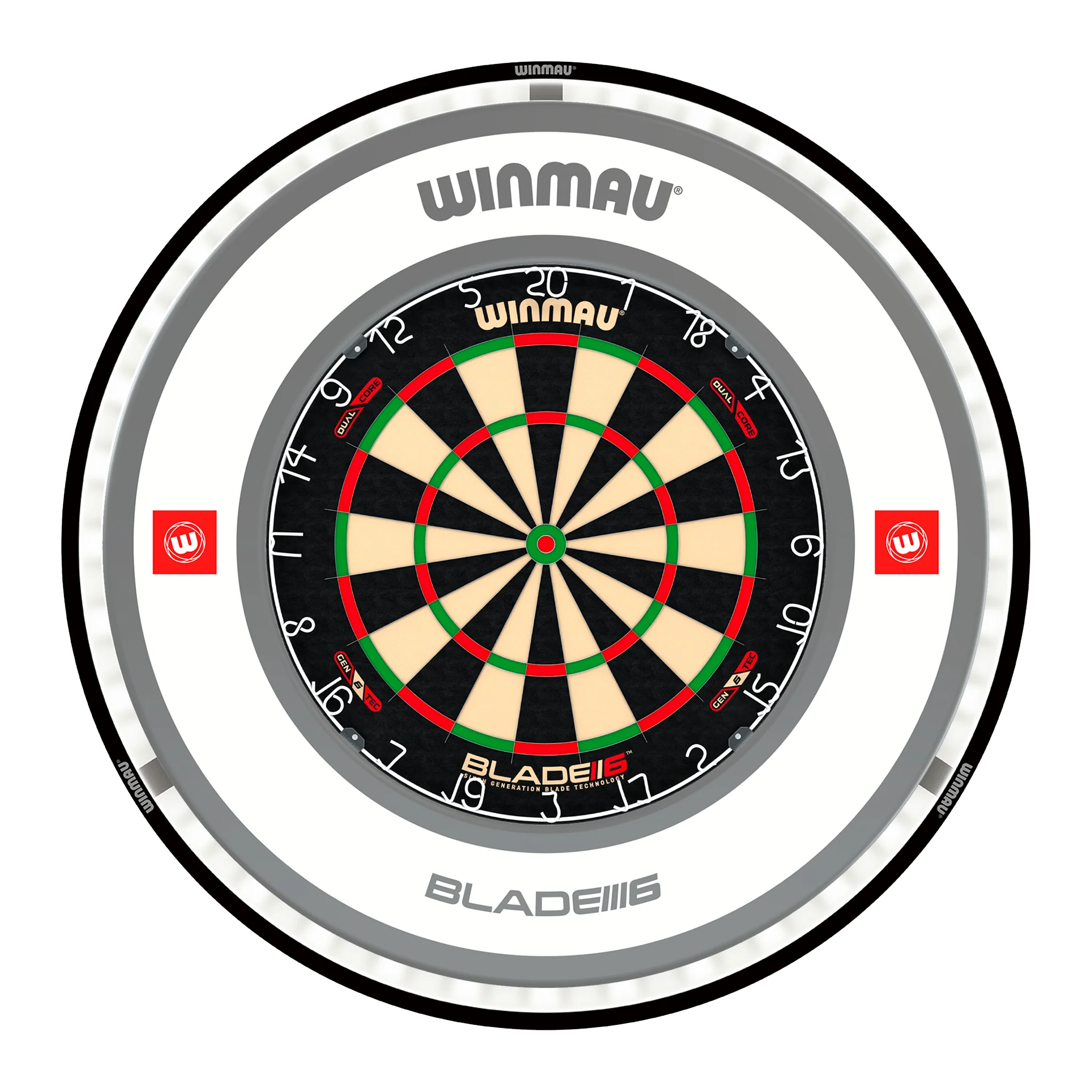 Blade 6 Dual Core Dartboard, Surround & Black Plasma Light Bundle - Image 21