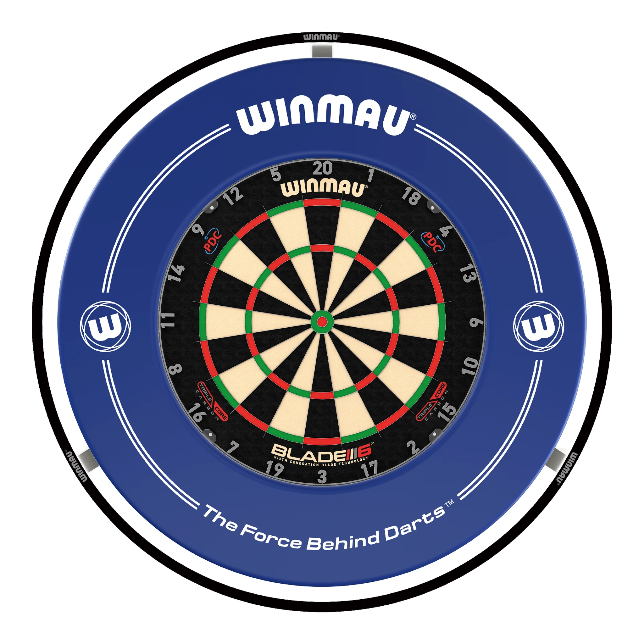 Blade 6 Triple Core Dartboard, Surround & Black Plasma Light Bundle - Image 4