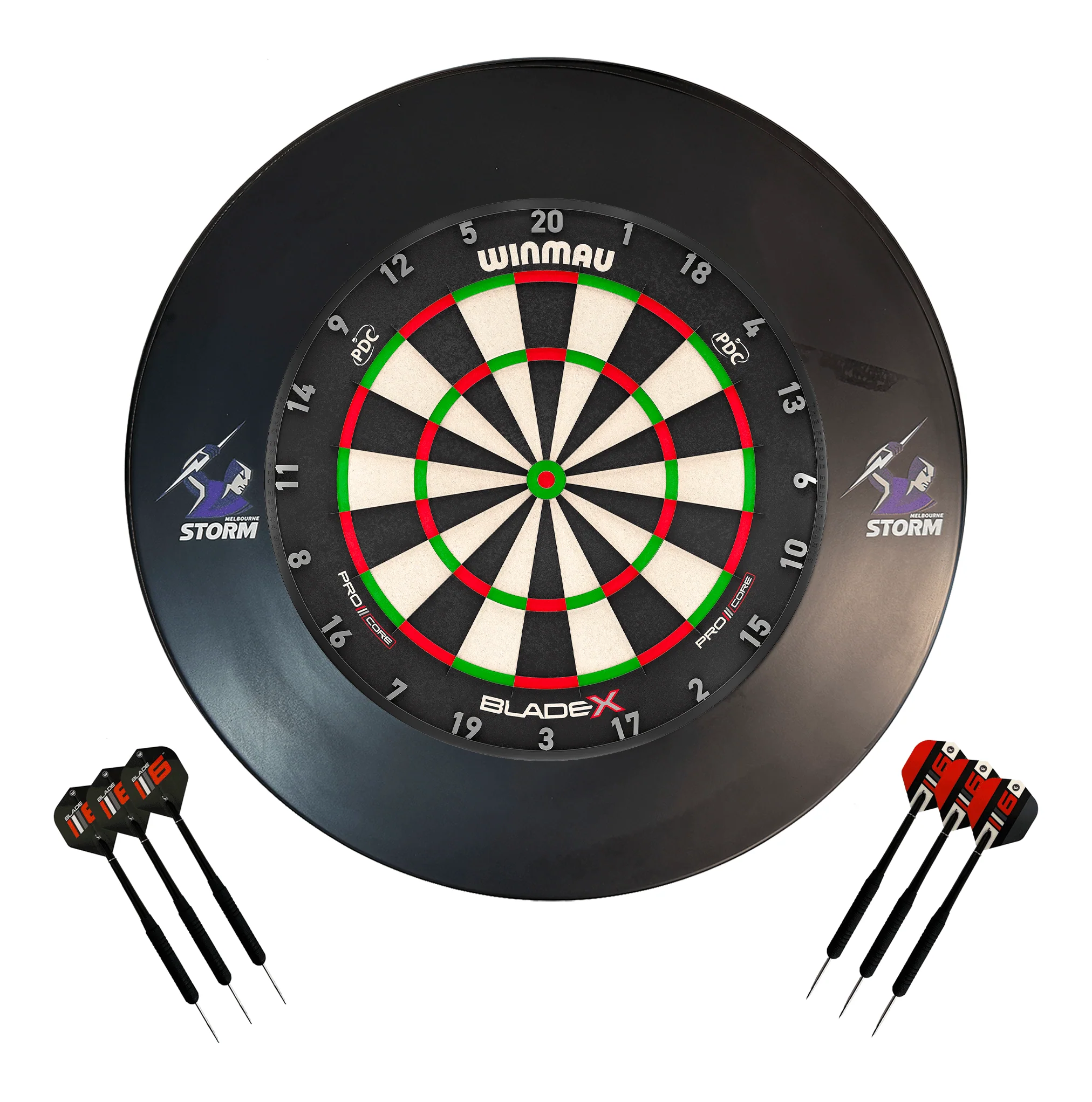 Blade X Dartboard, Official NRL Surround & Darts - Complete Darts Set - Image 13