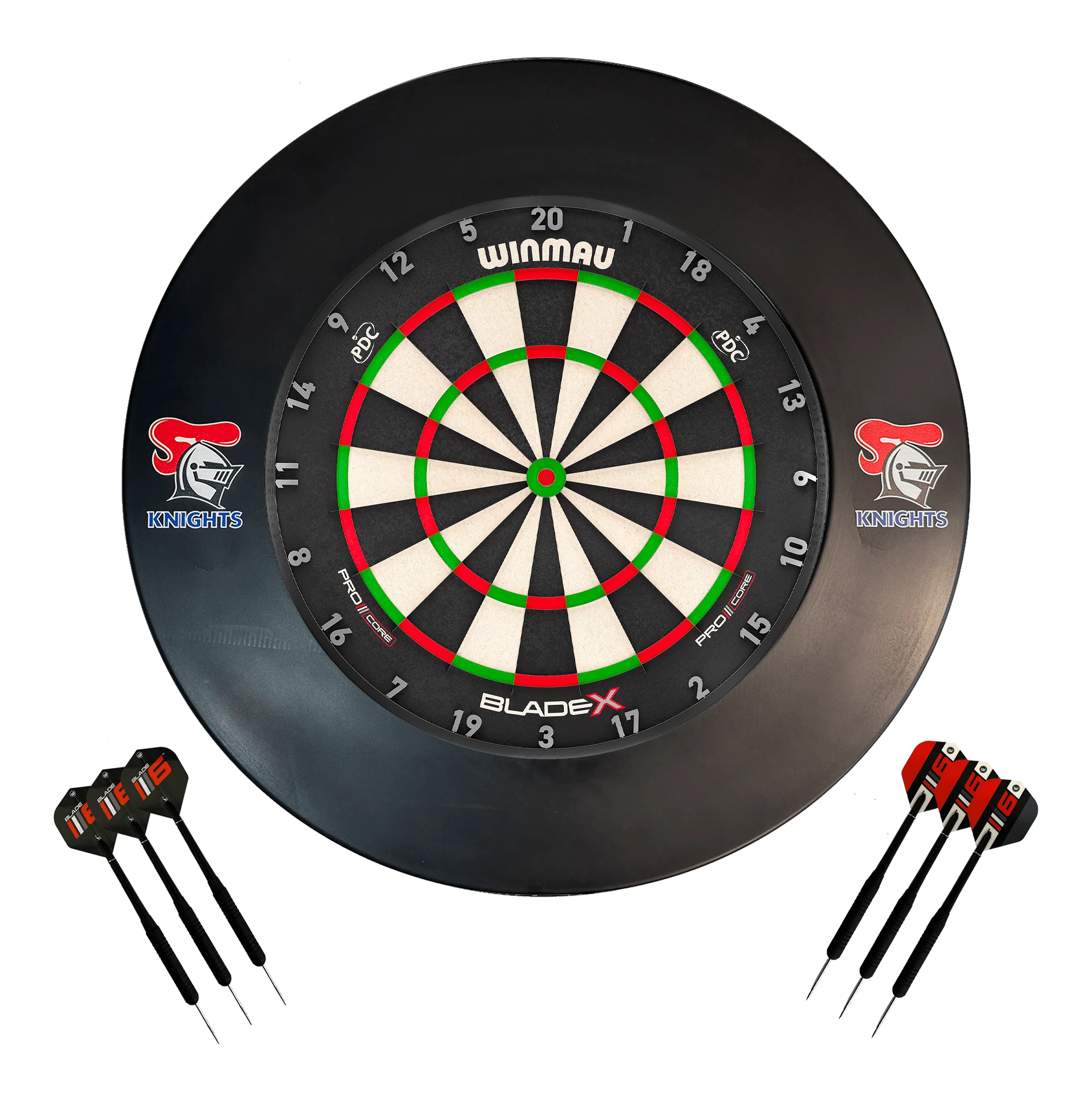 Blade X Dartboard, Official NRL Surround & Darts - Complete Darts Set - Image 9