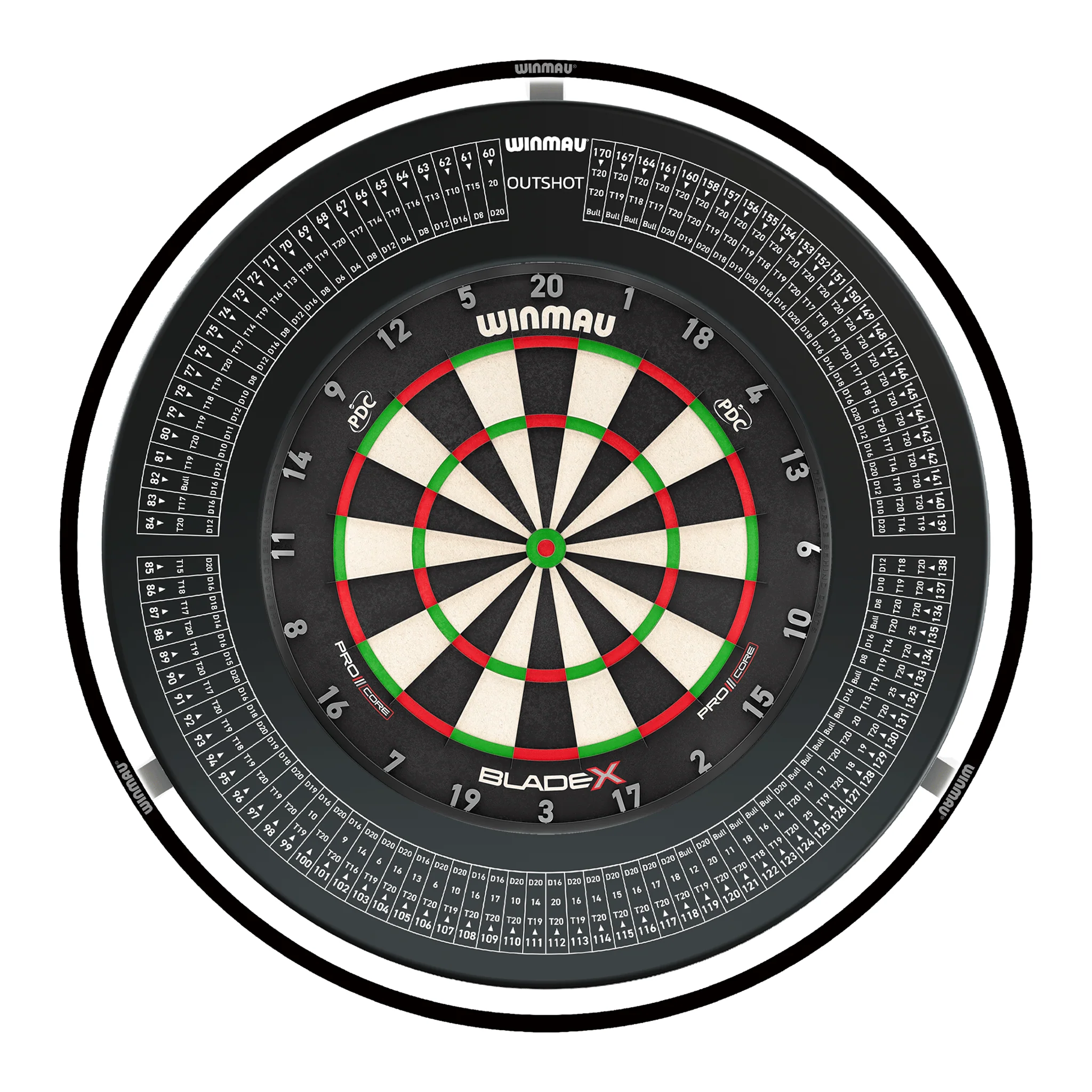Blade X Dartboard, Surround & Black Plasma Light Bundle - Image 15