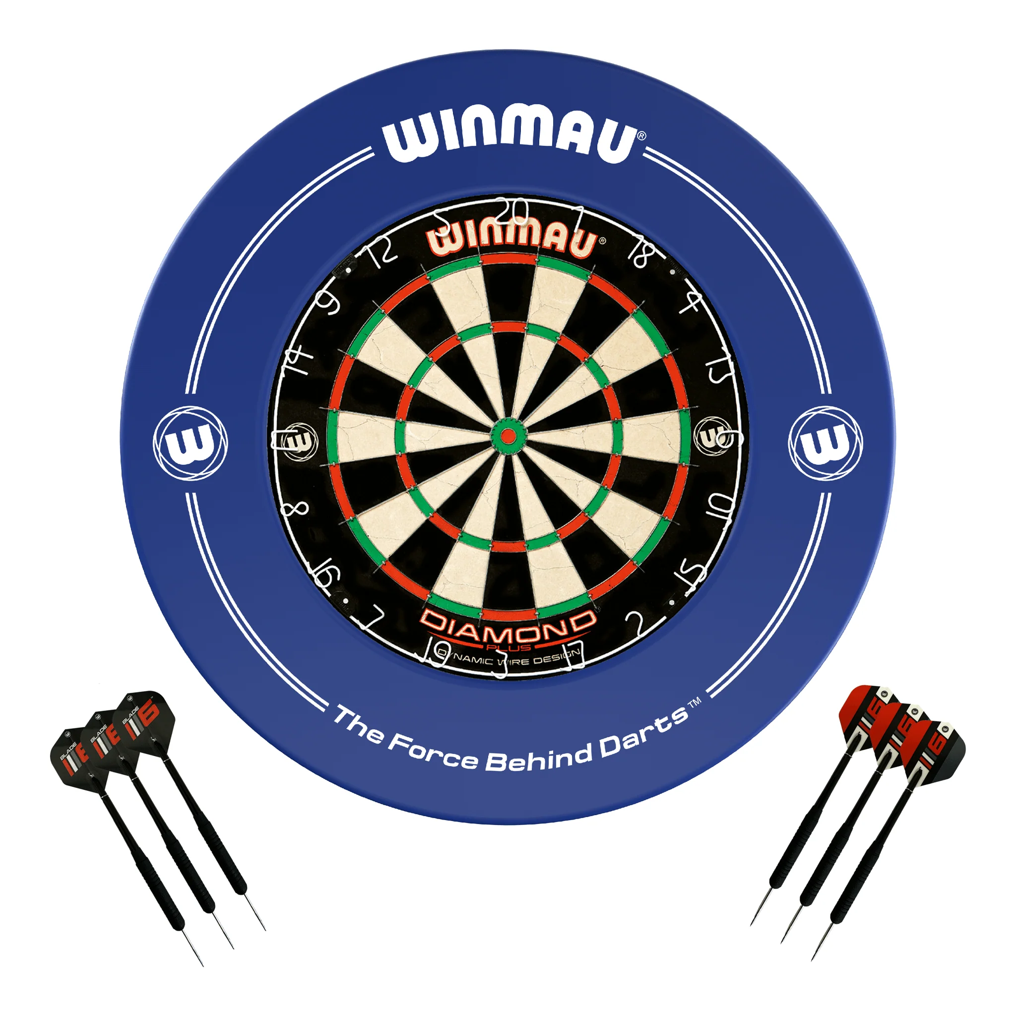 Diamond Plus Dartboard, Surround & Darts - Complete Darts Set - Image 11