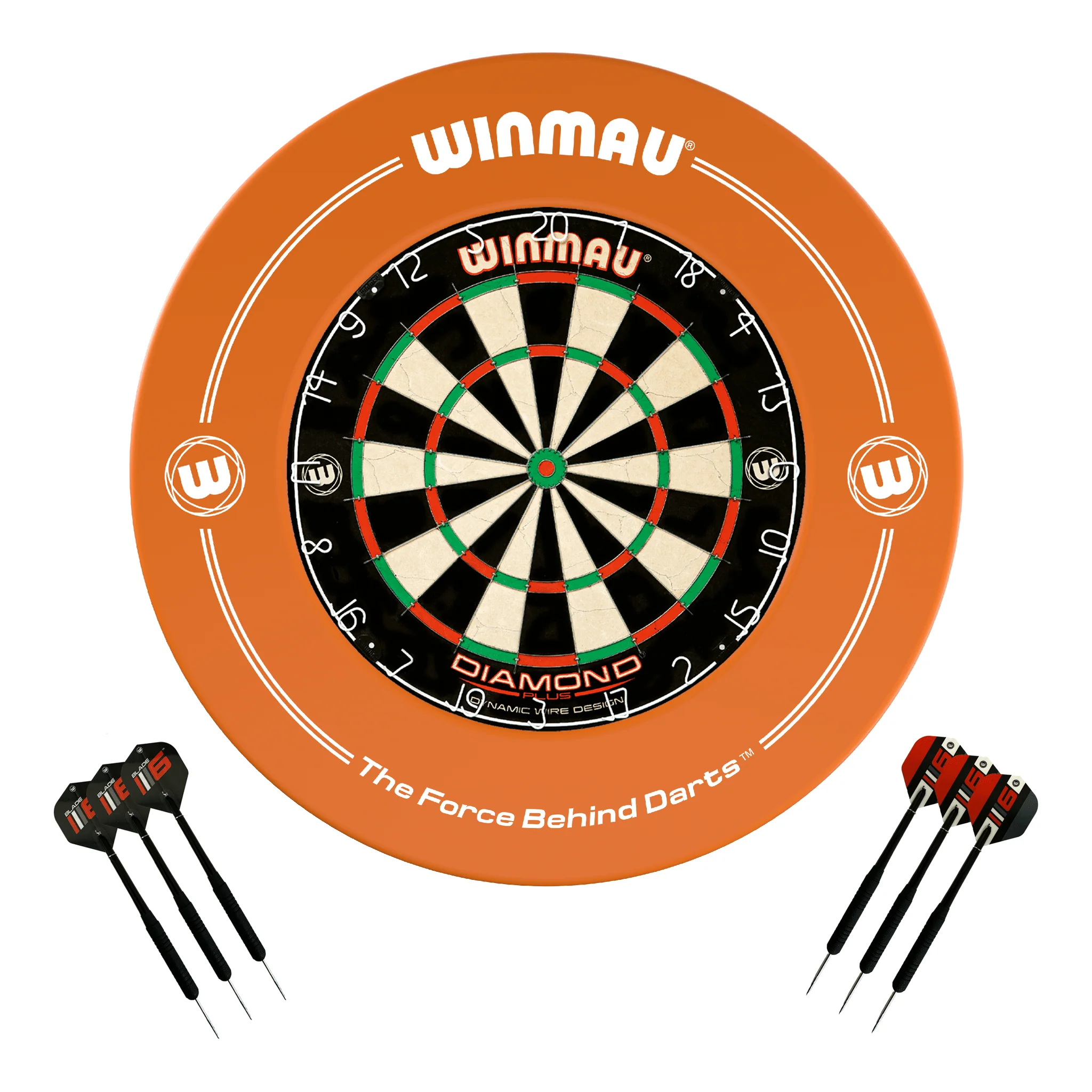 Diamond Plus Dartboard, Surround & Darts - Complete Darts Set - Image 13